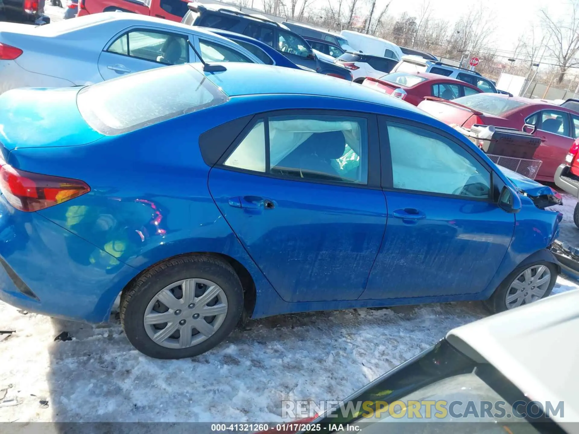 14 Photograph of a damaged car 3KPA24AD4NE478556 KIA RIO 2022