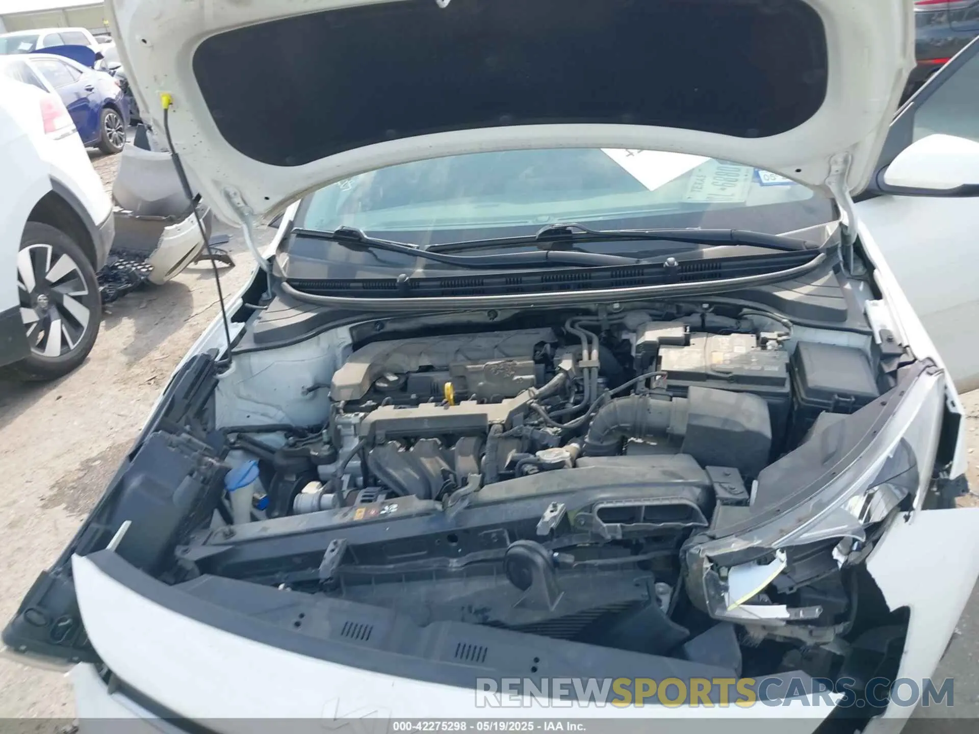 10 Photograph of a damaged car 3KPA24AD4NE478606 KIA RIO 2022