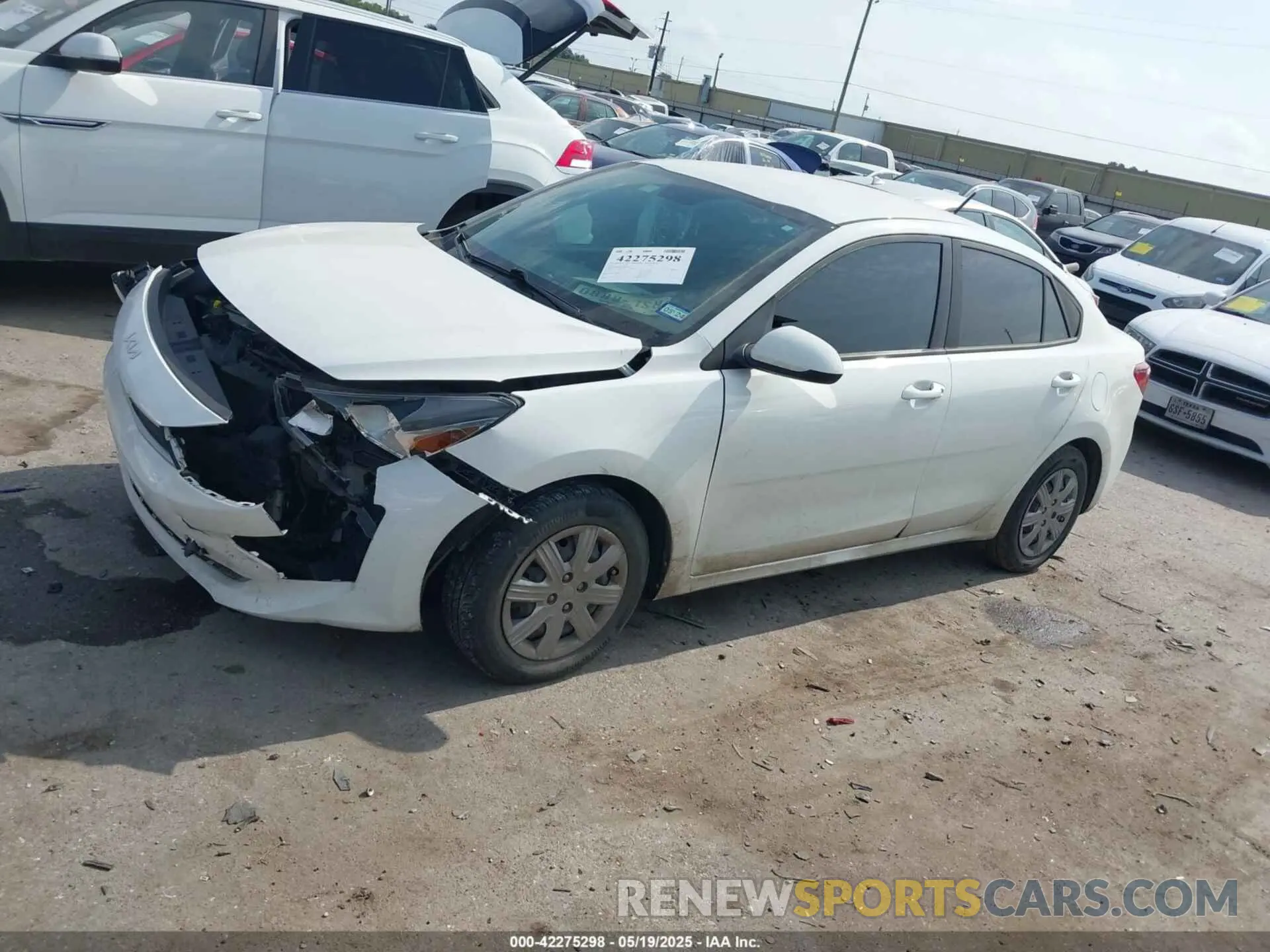14 Photograph of a damaged car 3KPA24AD4NE478606 KIA RIO 2022