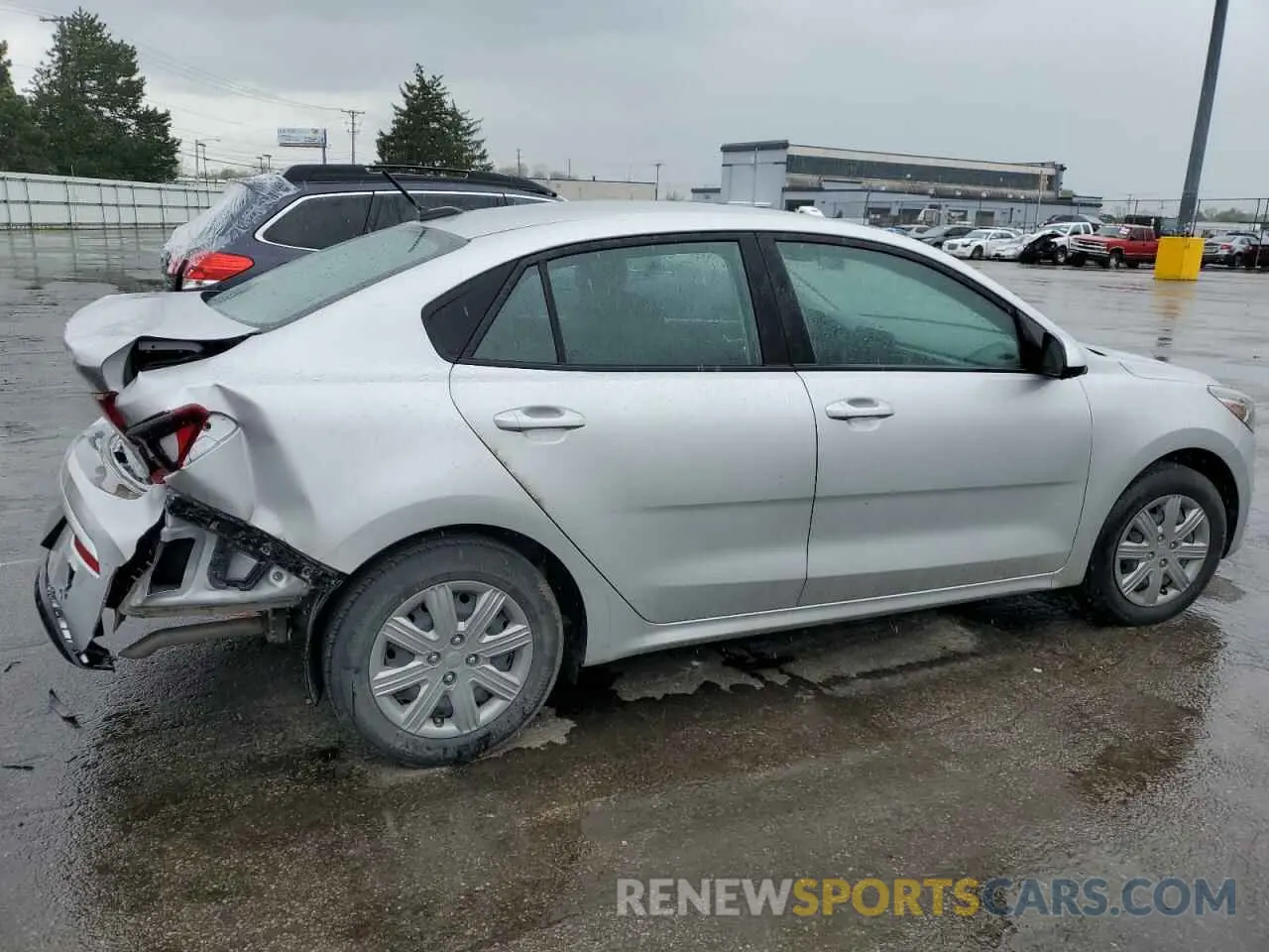 3 Photograph of a damaged car 3KPA24AD4NE480131 KIA RIO 2022