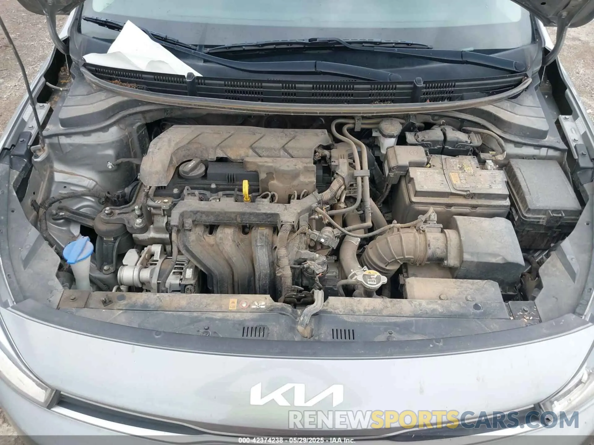 10 Photograph of a damaged car 3KPA24AD4NE481215 KIA RIO 2022