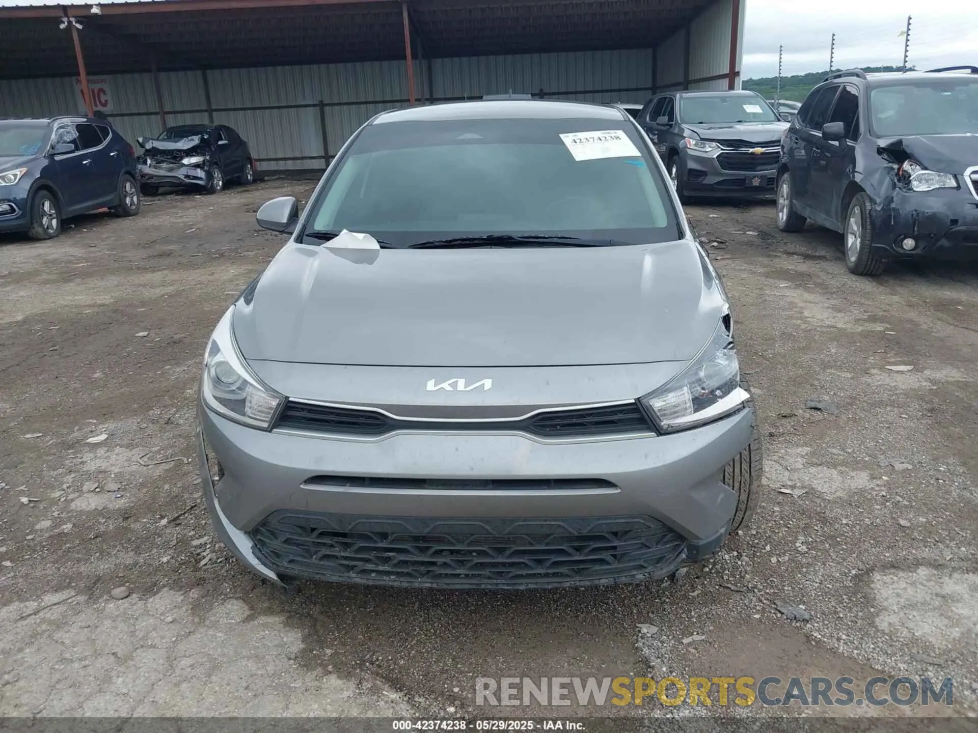 13 Photograph of a damaged car 3KPA24AD4NE481215 KIA RIO 2022
