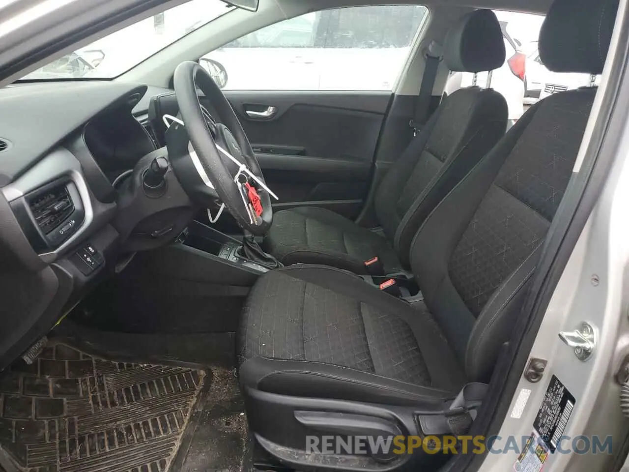 7 Photograph of a damaged car 3KPA24AD4NE486009 KIA RIO 2022