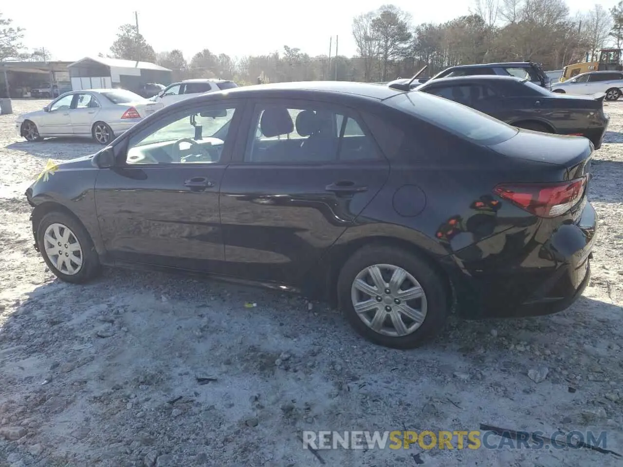 2 Photograph of a damaged car 3KPA24AD4NE496118 KIA RIO 2022