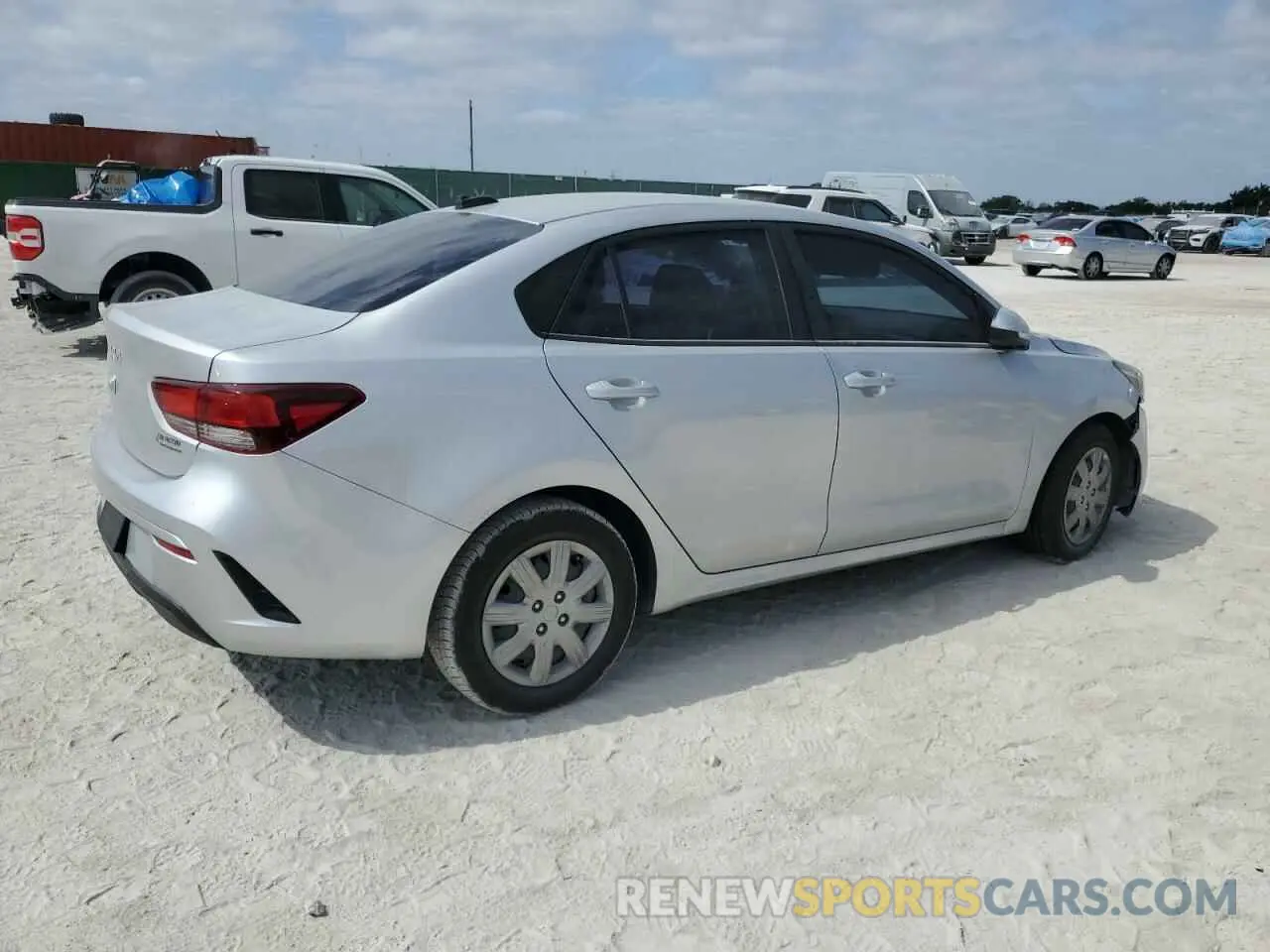 3 Photograph of a damaged car 3KPA24AD4NE500815 KIA RIO 2022