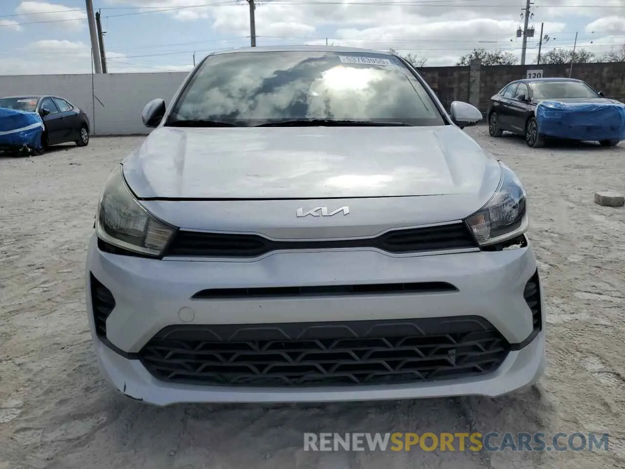 5 Photograph of a damaged car 3KPA24AD4NE500815 KIA RIO 2022