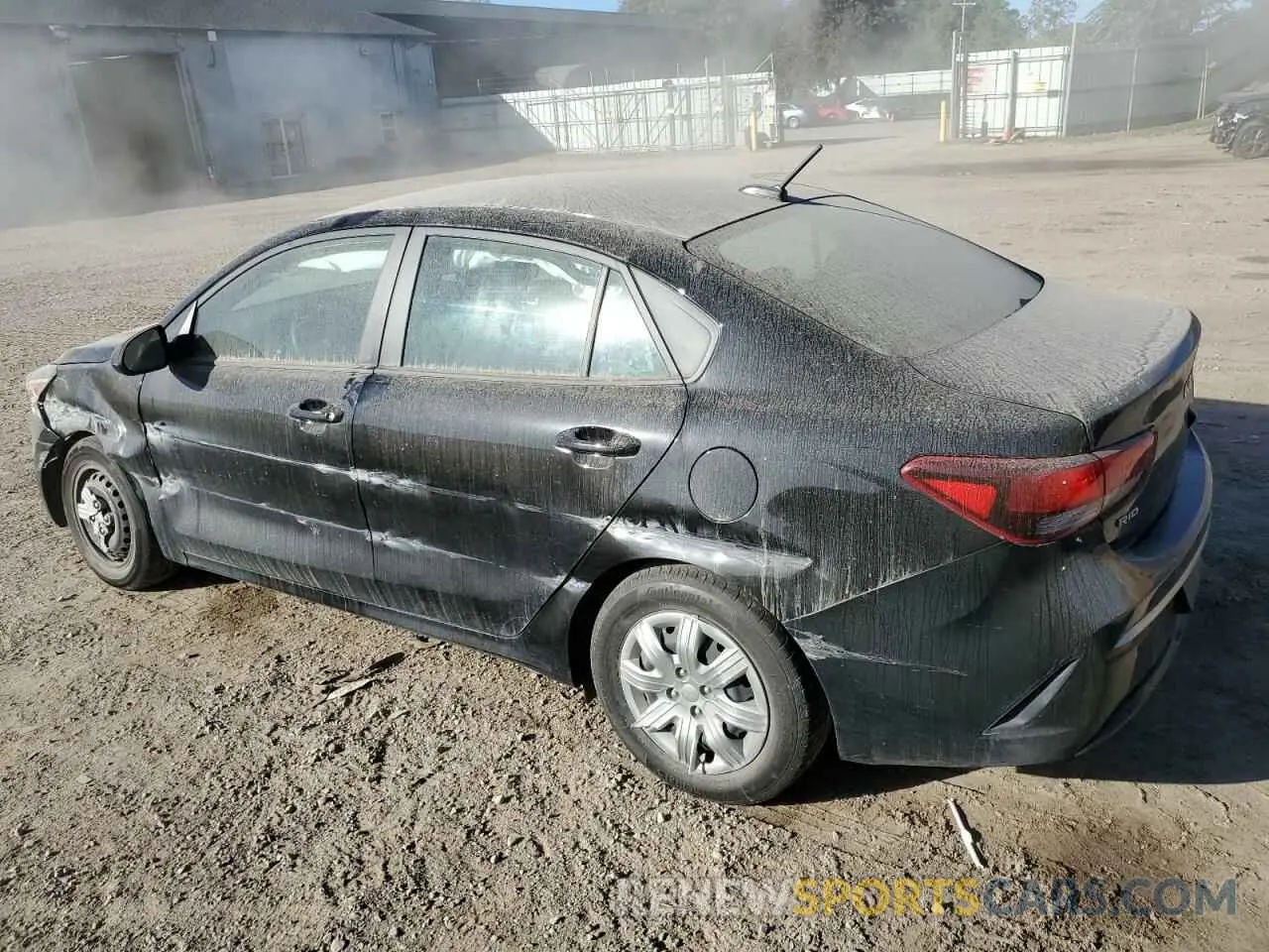 2 Photograph of a damaged car 3KPA24AD5NE432301 KIA RIO 2022