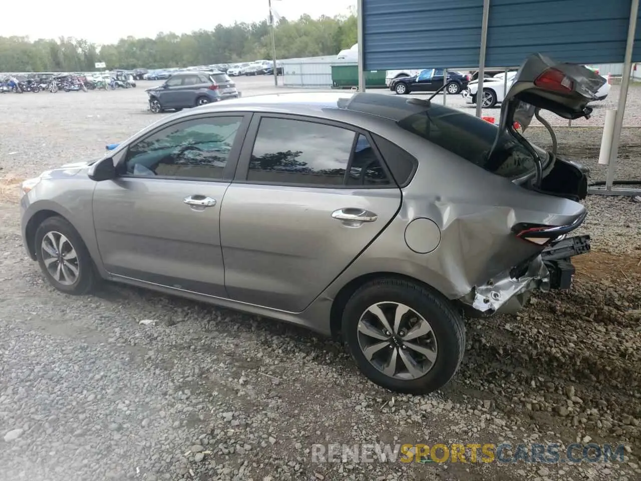 2 Photograph of a damaged car 3KPA24AD5NE432542 KIA RIO 2022