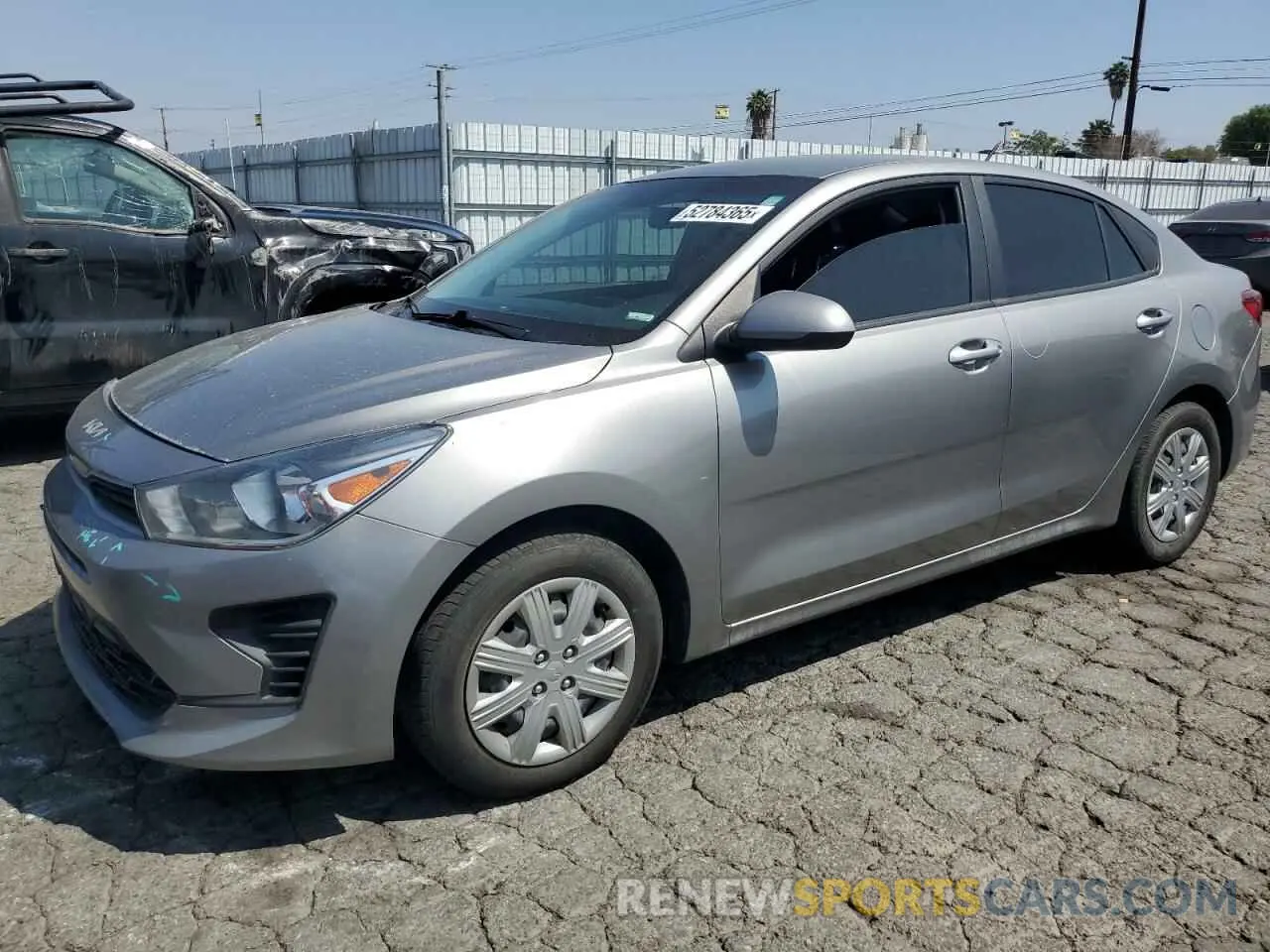 1 Photograph of a damaged car 3KPA24AD5NE450717 KIA RIO 2022