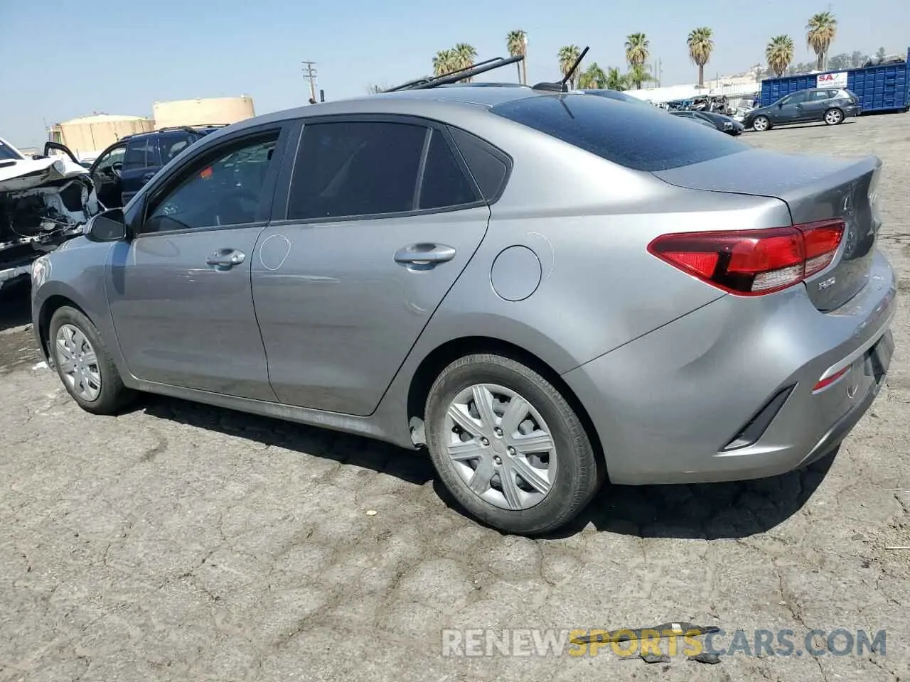 2 Photograph of a damaged car 3KPA24AD5NE450717 KIA RIO 2022