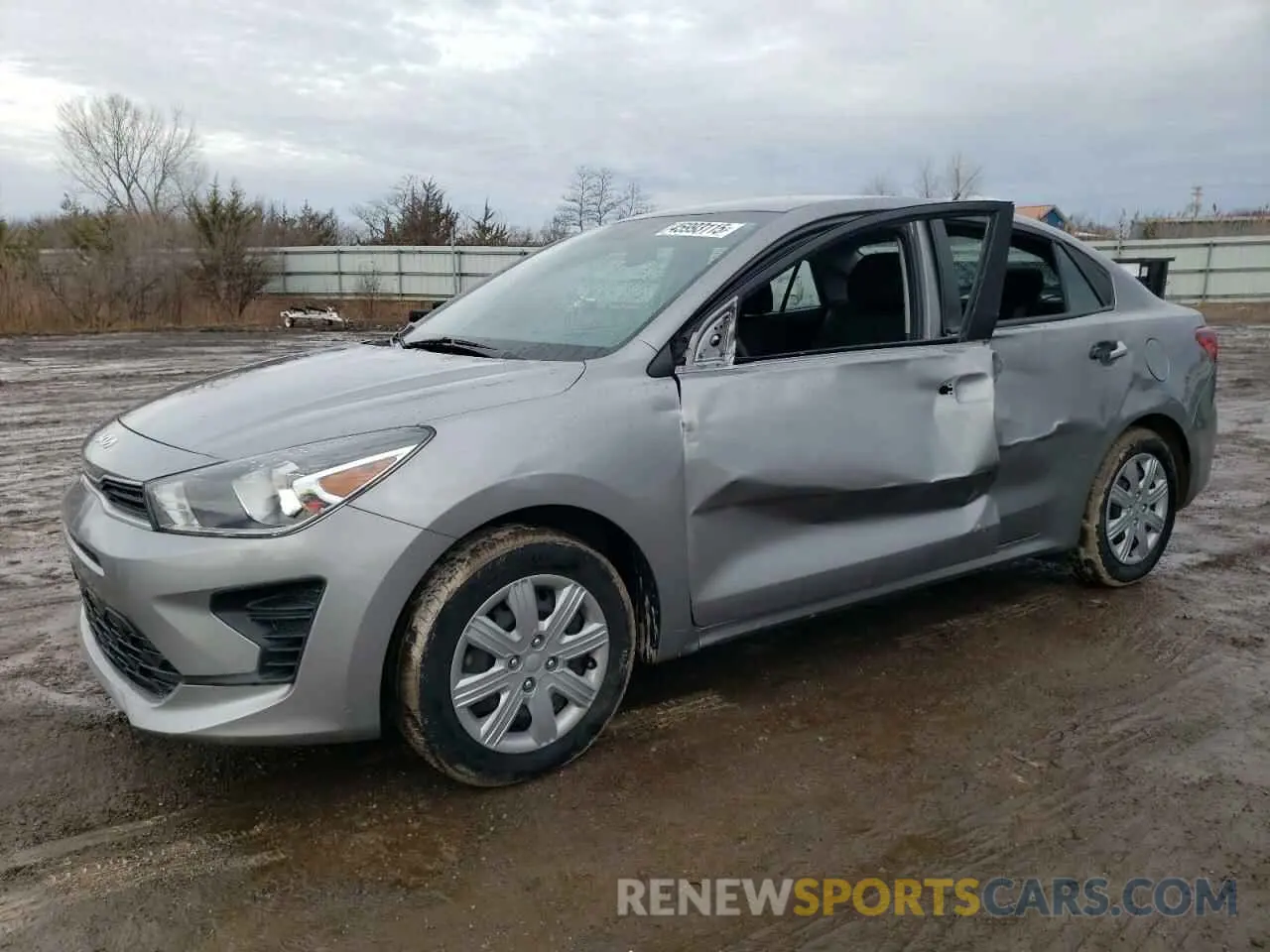 1 Photograph of a damaged car 3KPA24AD5NE478128 KIA RIO 2022