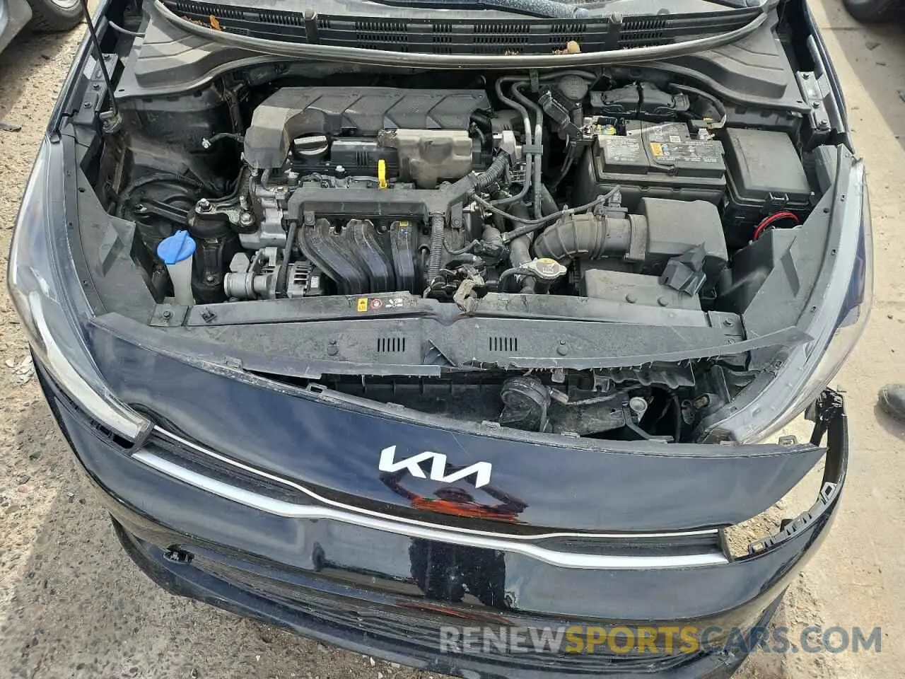 13 Photograph of a damaged car 3KPA24AD6NE445249 KIA RIO 2022
