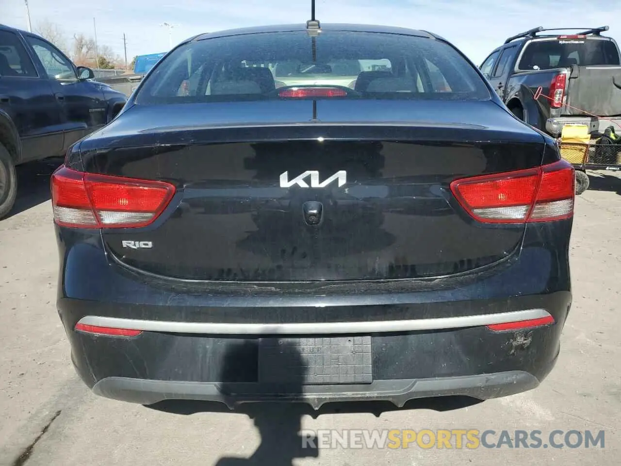6 Photograph of a damaged car 3KPA24AD6NE445249 KIA RIO 2022
