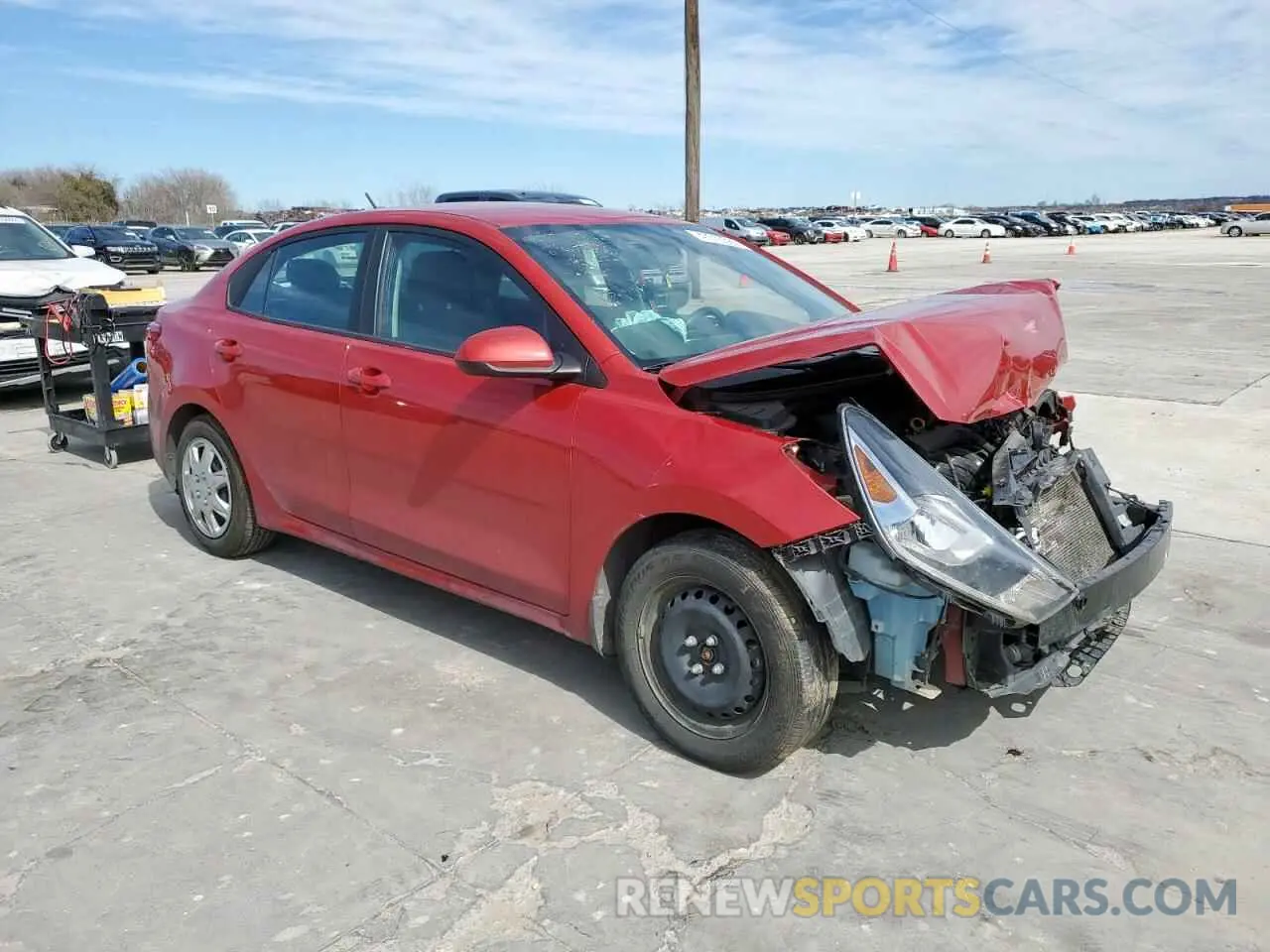 4 Photograph of a damaged car 3KPA24AD6NE463976 KIA RIO 2022