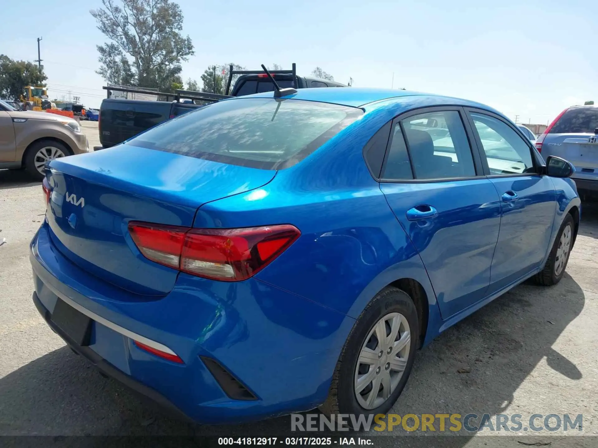 4 Photograph of a damaged car 3KPA24AD6NE468773 KIA RIO 2022