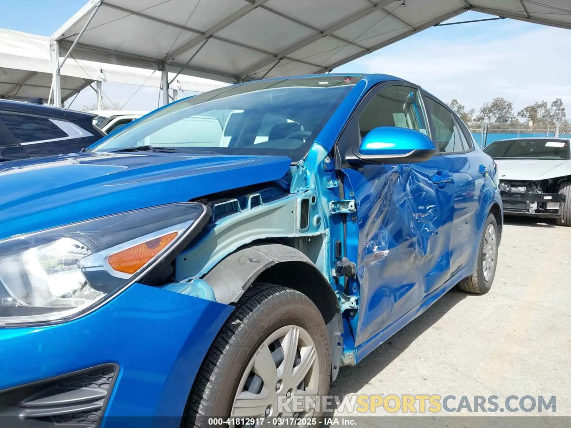 6 Photograph of a damaged car 3KPA24AD6NE468773 KIA RIO 2022