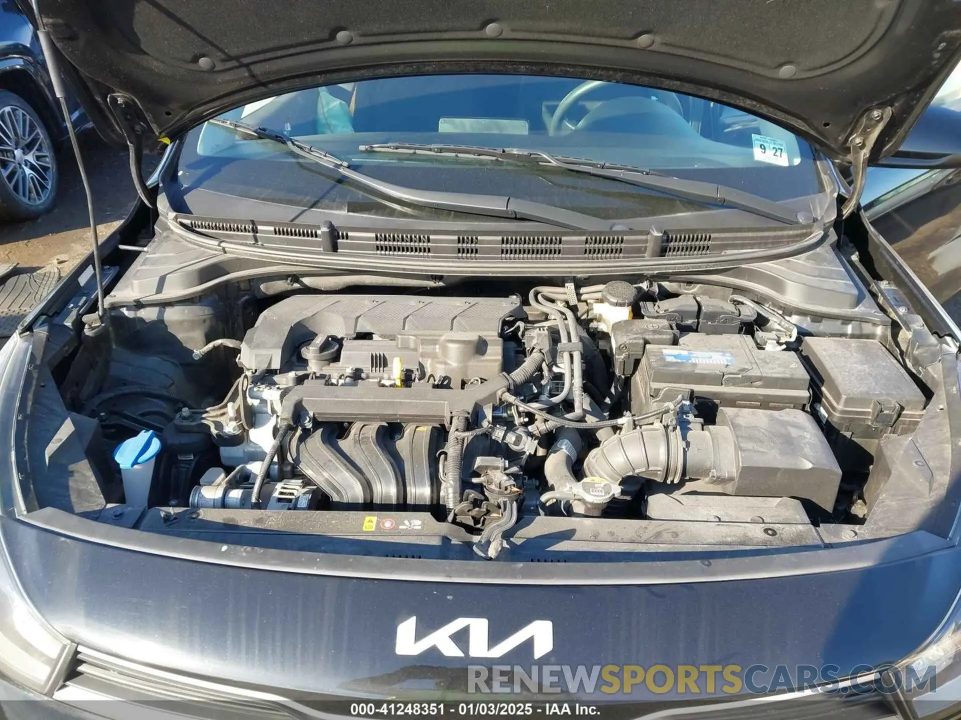 10 Photograph of a damaged car 3KPA24AD6NE473486 KIA RIO 2022