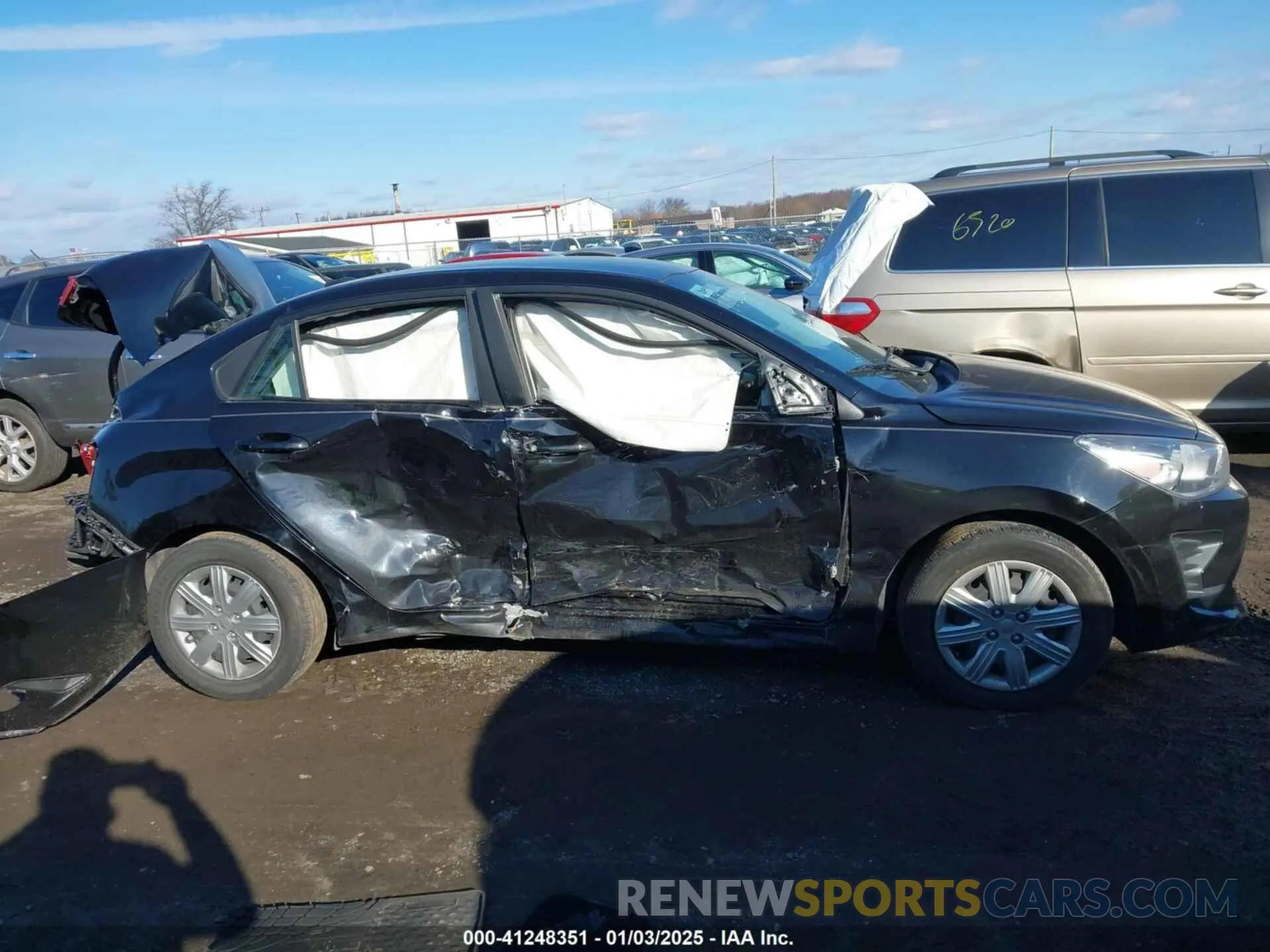 12 Photograph of a damaged car 3KPA24AD6NE473486 KIA RIO 2022