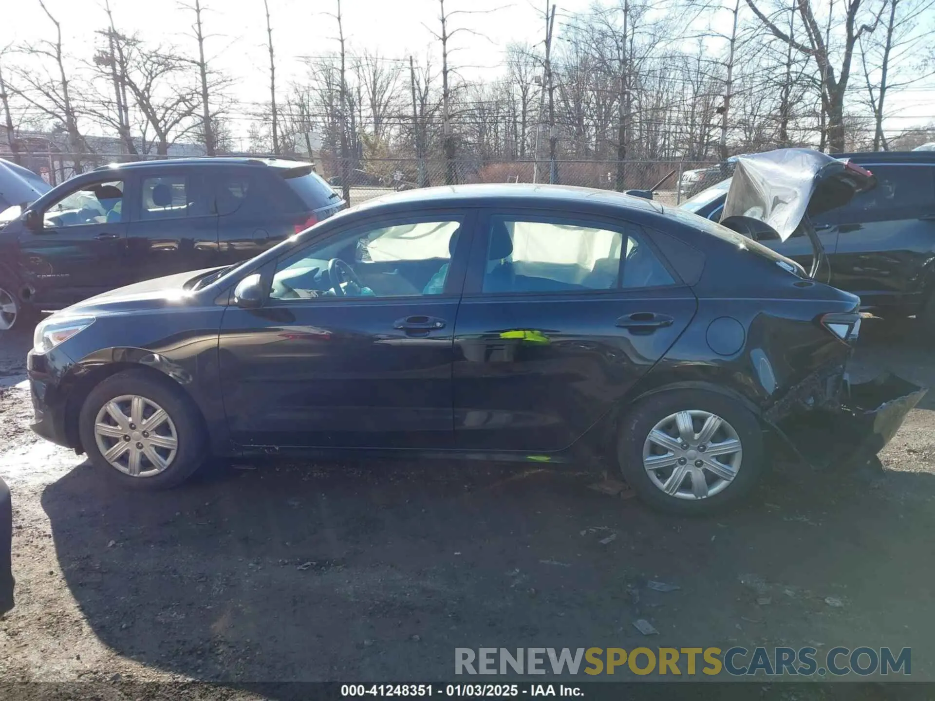 13 Photograph of a damaged car 3KPA24AD6NE473486 KIA RIO 2022