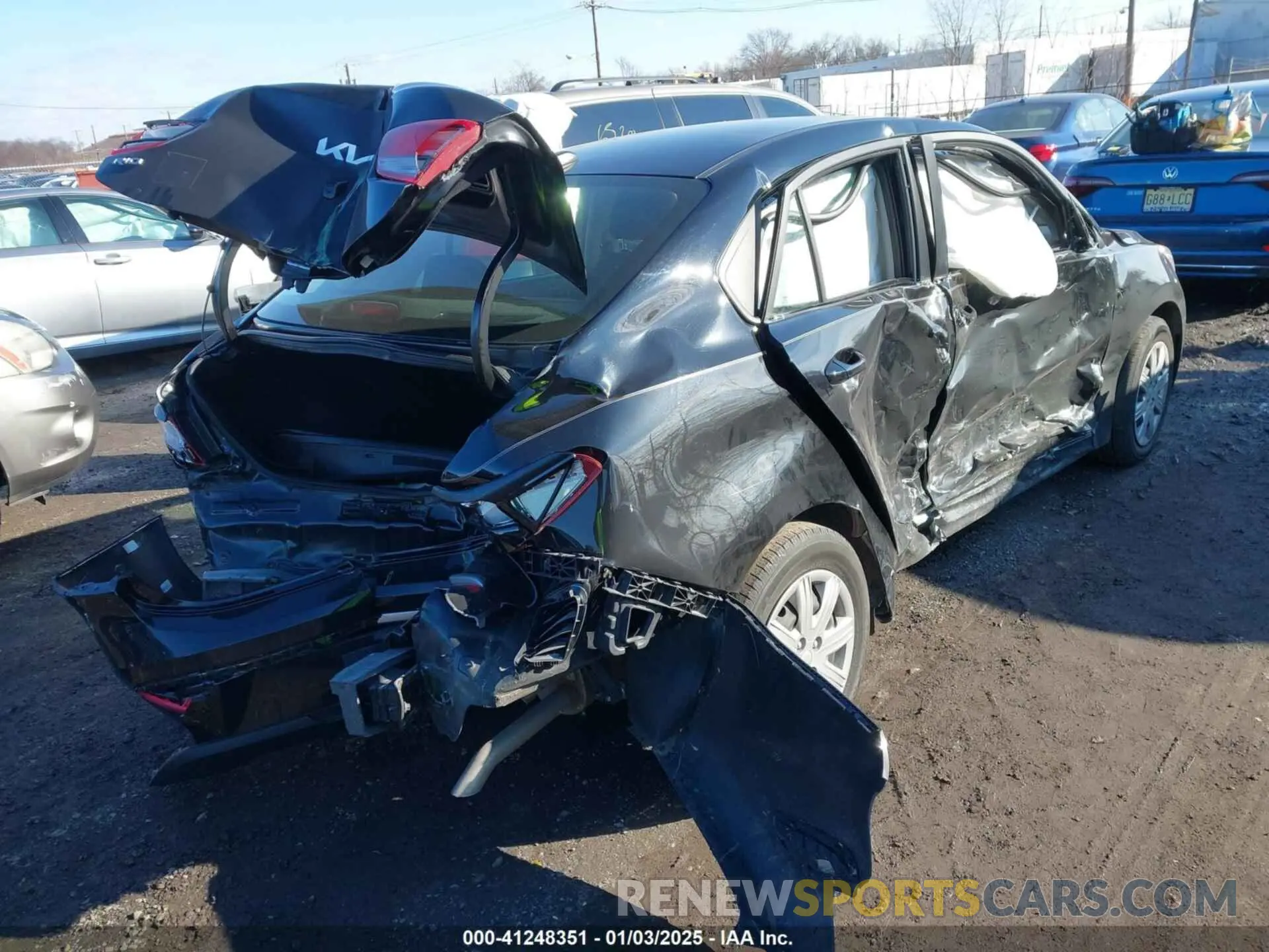 4 Photograph of a damaged car 3KPA24AD6NE473486 KIA RIO 2022