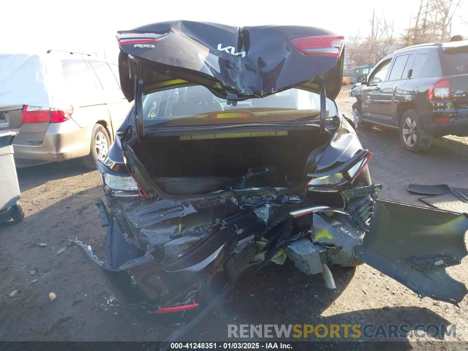 6 Photograph of a damaged car 3KPA24AD6NE473486 KIA RIO 2022