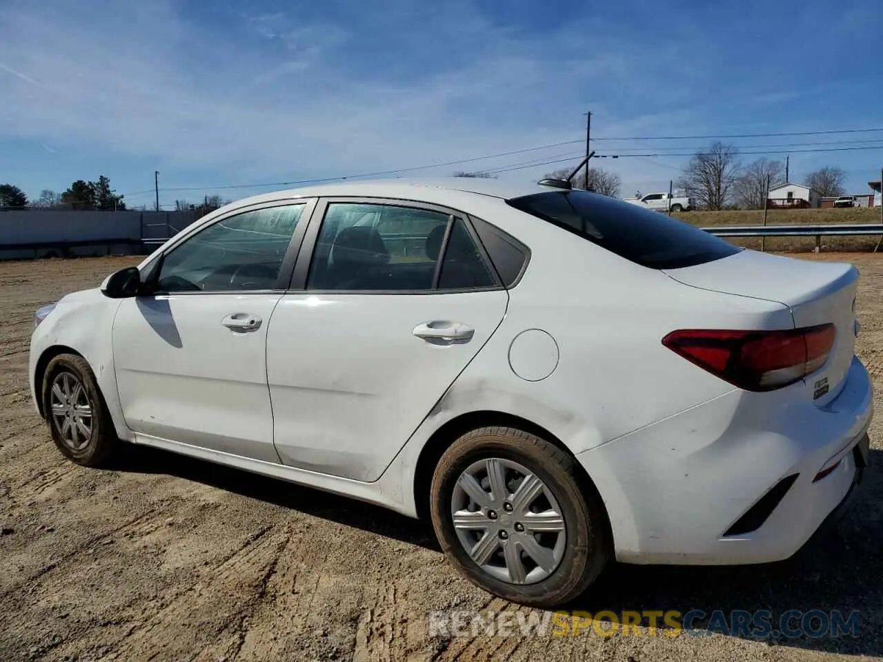 2 Photograph of a damaged car 3KPA24AD6NE476064 KIA RIO 2022