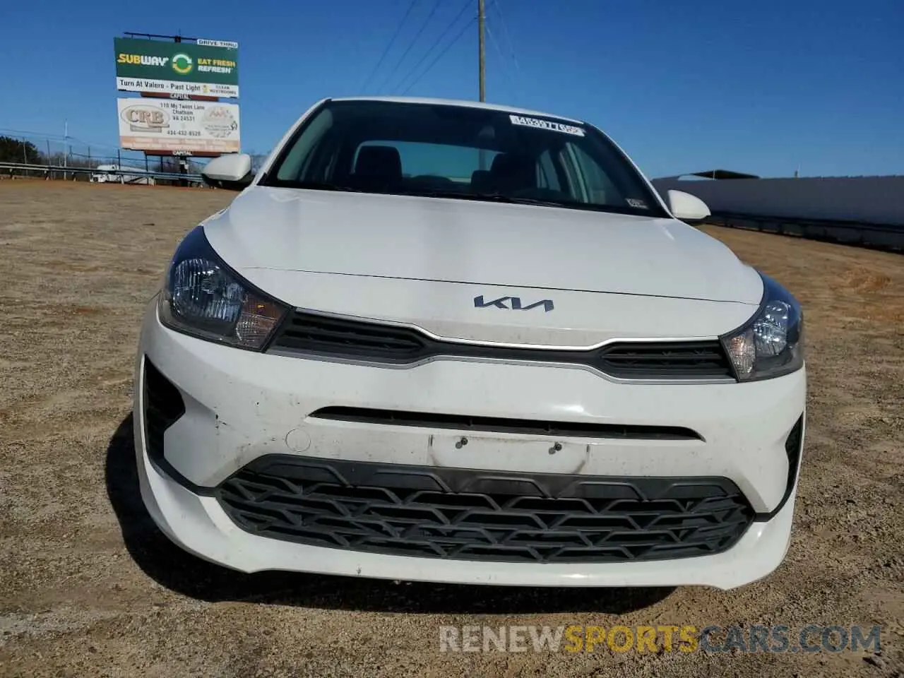 5 Photograph of a damaged car 3KPA24AD6NE476064 KIA RIO 2022
