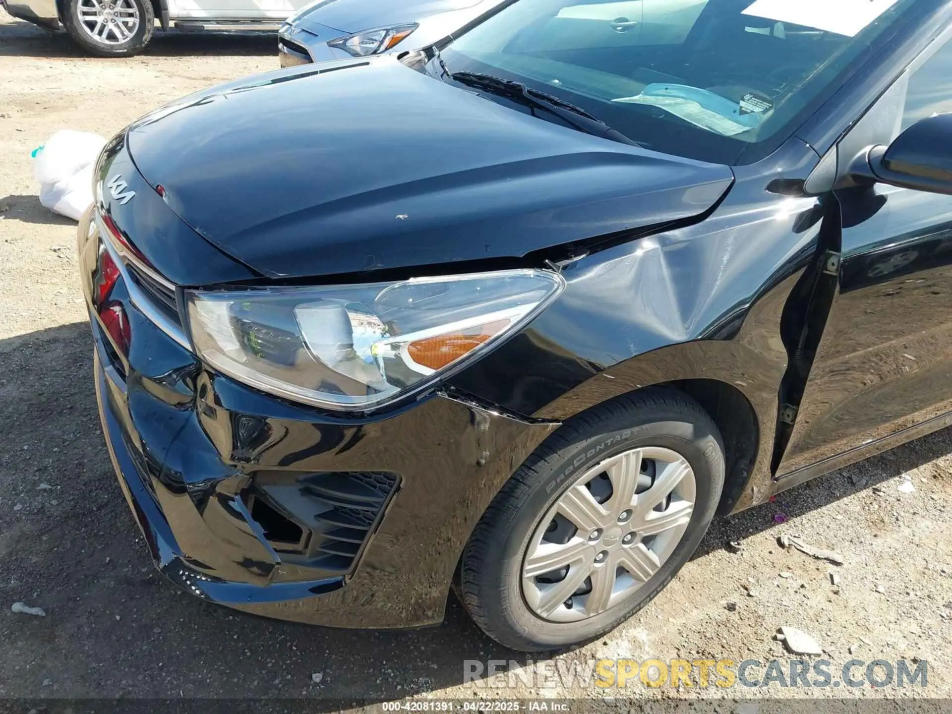 6 Photograph of a damaged car 3KPA24AD6NE502193 KIA RIO 2022
