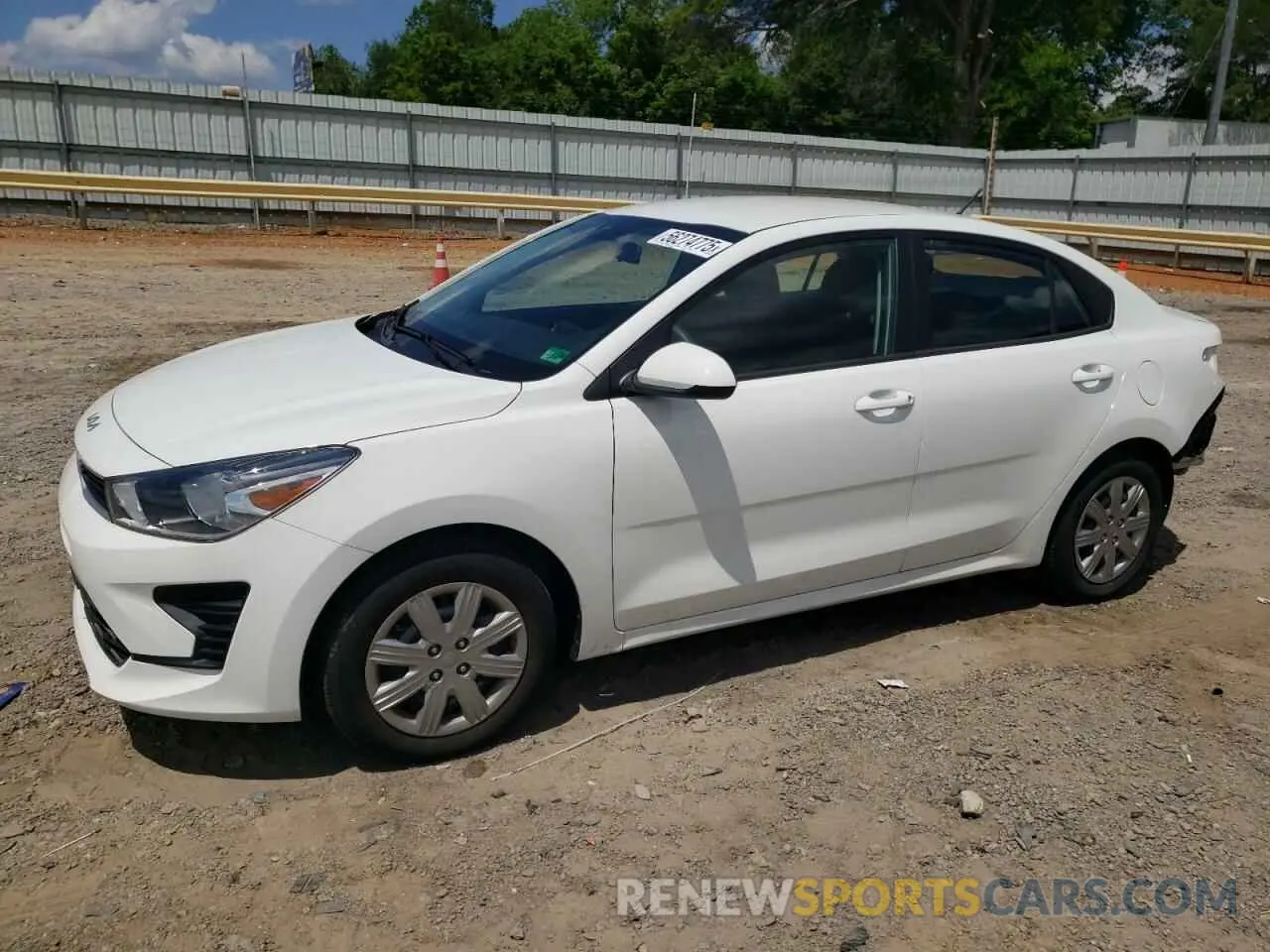 1 Photograph of a damaged car 3KPA24AD7NE432204 KIA RIO 2022
