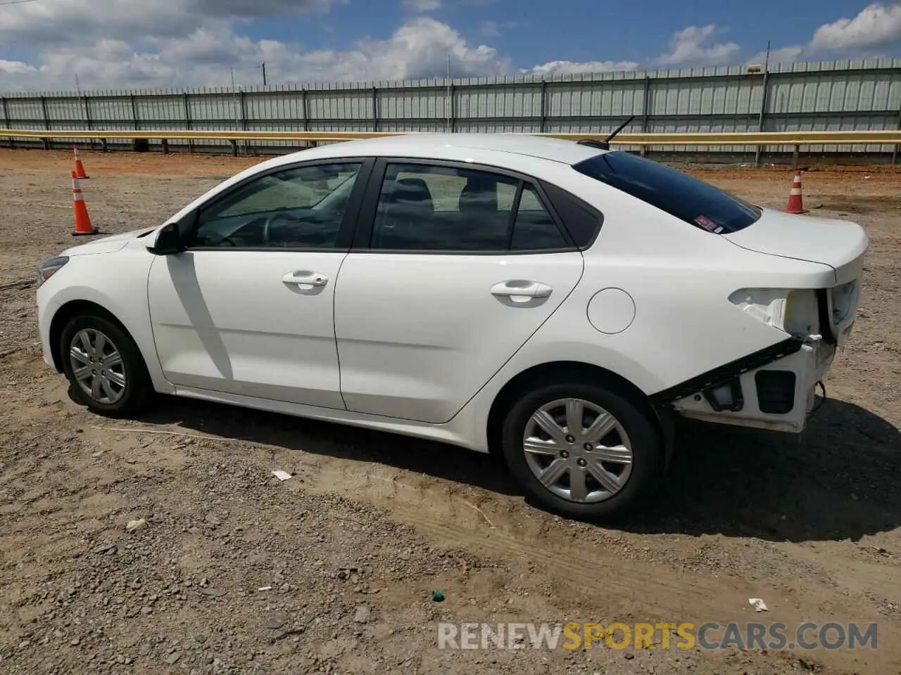 2 Photograph of a damaged car 3KPA24AD7NE432204 KIA RIO 2022