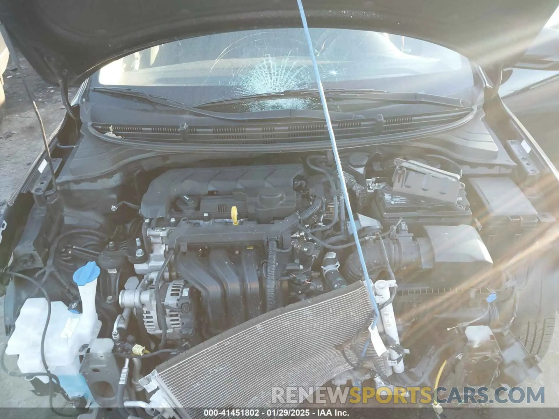 10 Photograph of a damaged car 3KPA24AD7NE438861 KIA RIO 2022