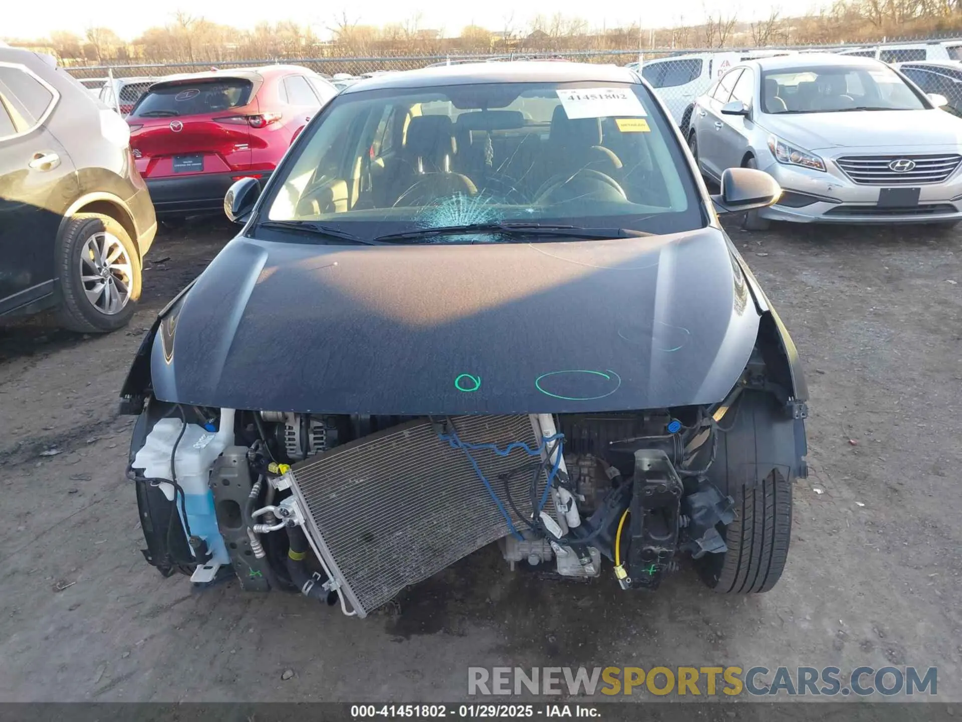 12 Photograph of a damaged car 3KPA24AD7NE438861 KIA RIO 2022