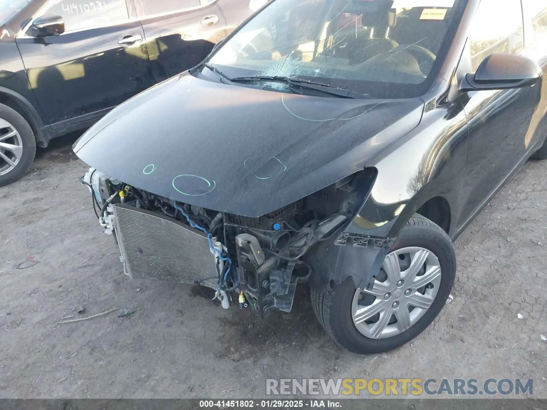 6 Photograph of a damaged car 3KPA24AD7NE438861 KIA RIO 2022