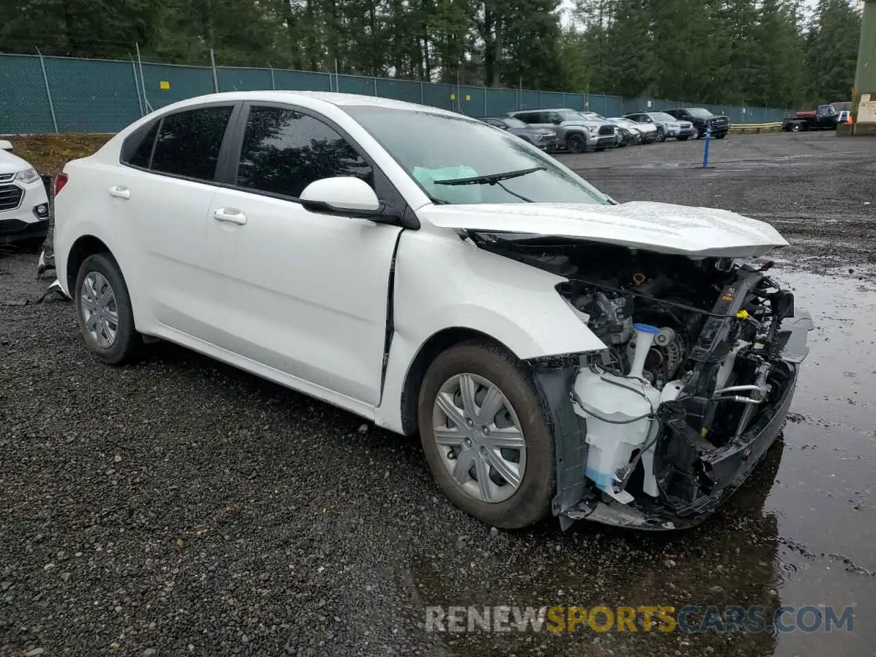 4 Photograph of a damaged car 3KPA24AD7NE448158 KIA RIO 2022