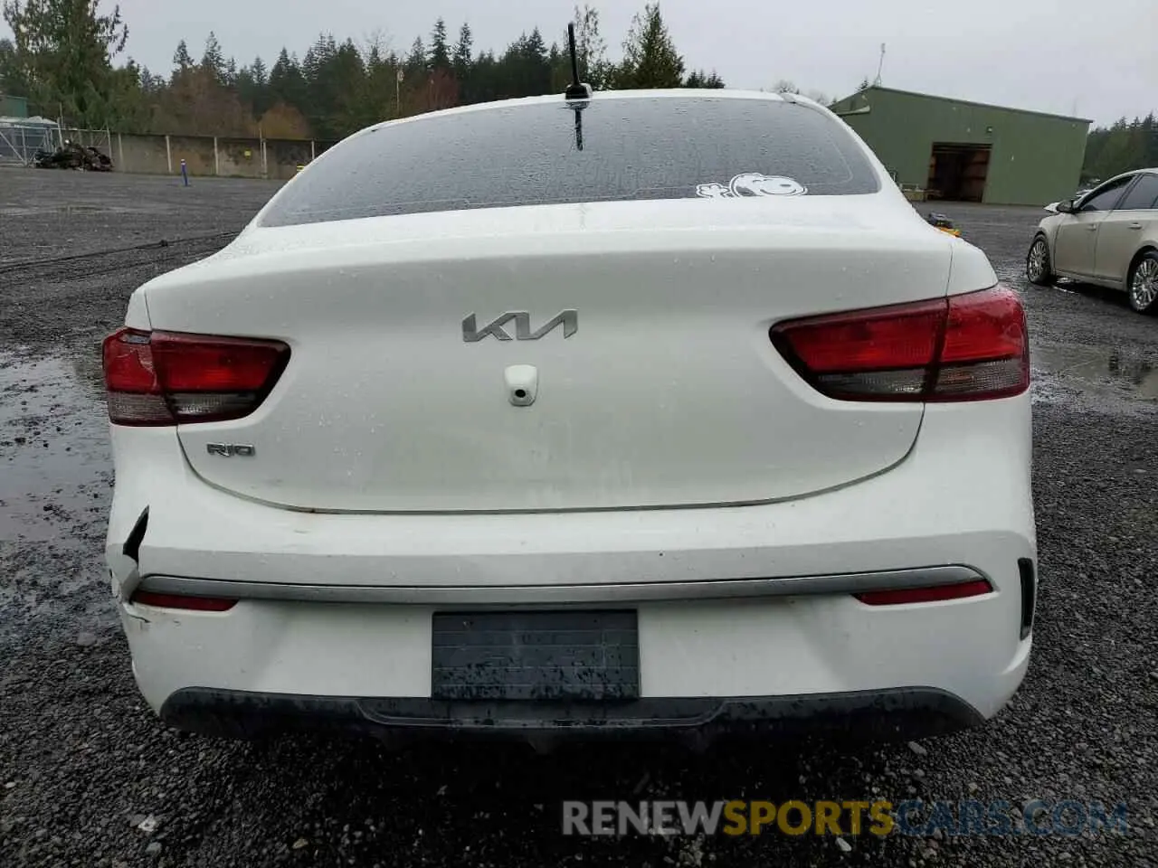 6 Photograph of a damaged car 3KPA24AD7NE448158 KIA RIO 2022