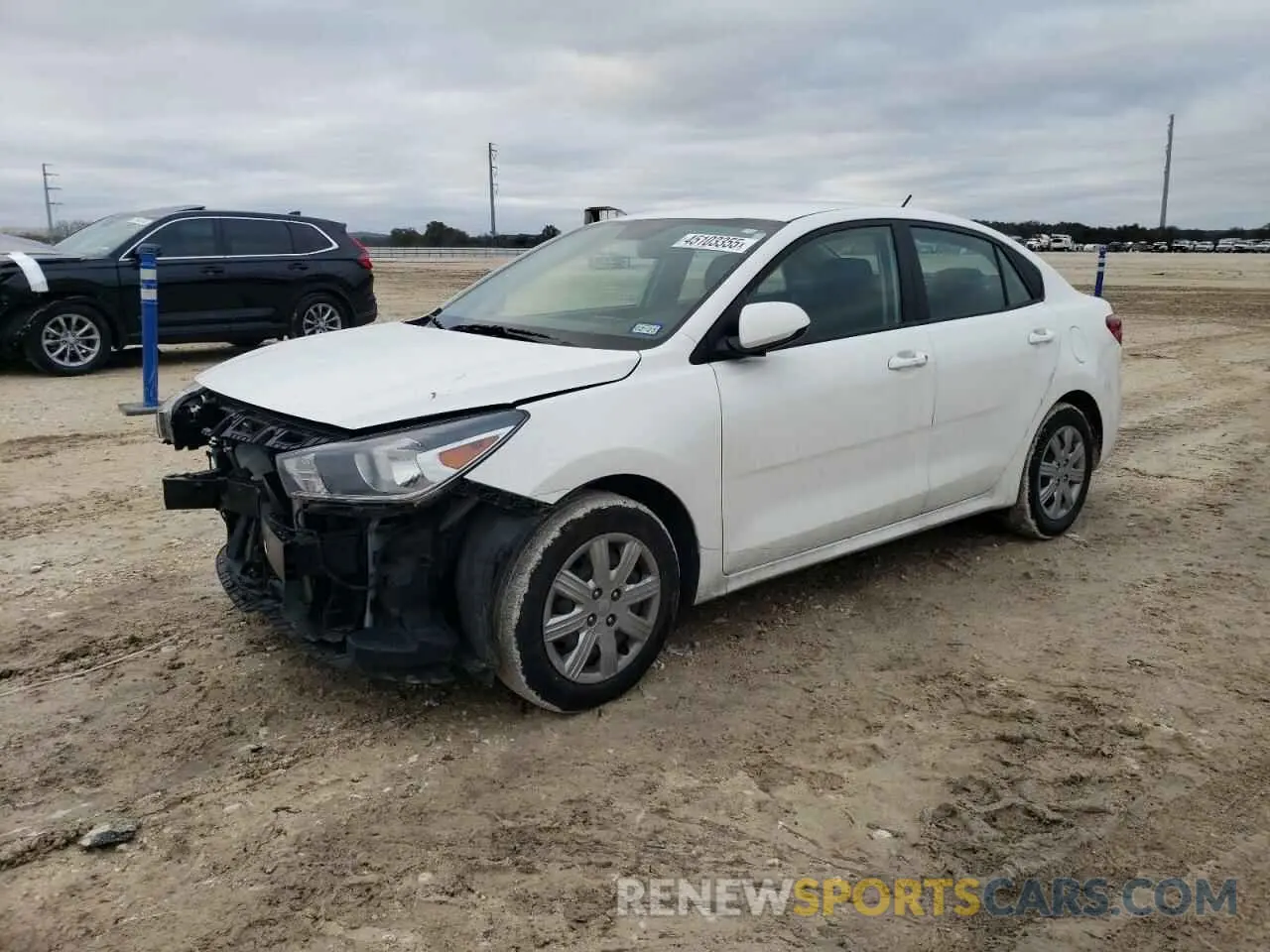 1 Photograph of a damaged car 3KPA24AD7NE463632 KIA RIO 2022
