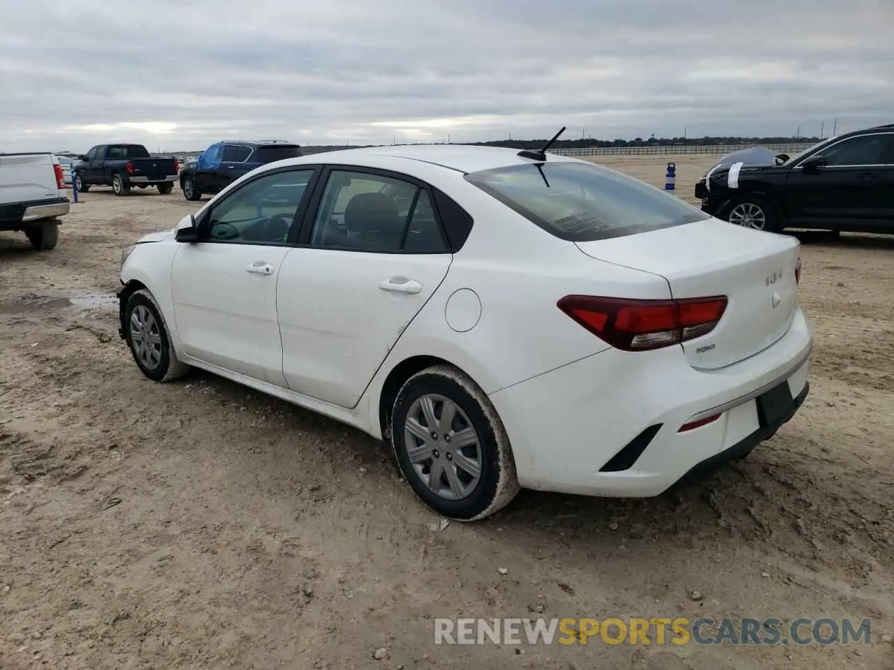 2 Photograph of a damaged car 3KPA24AD7NE463632 KIA RIO 2022