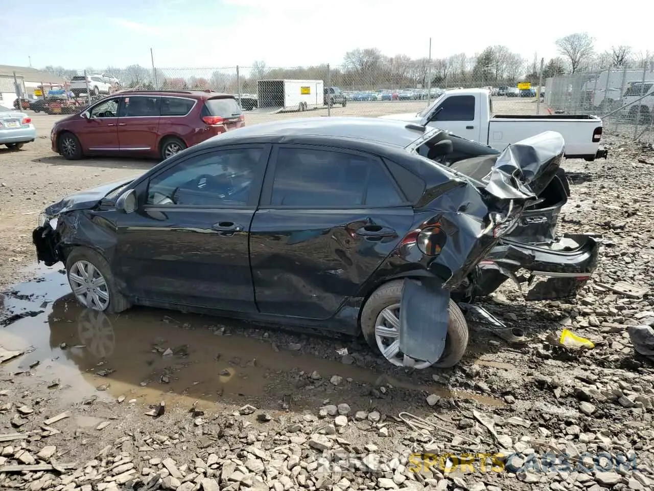 2 Photograph of a damaged car 3KPA24AD7NE476168 KIA RIO 2022