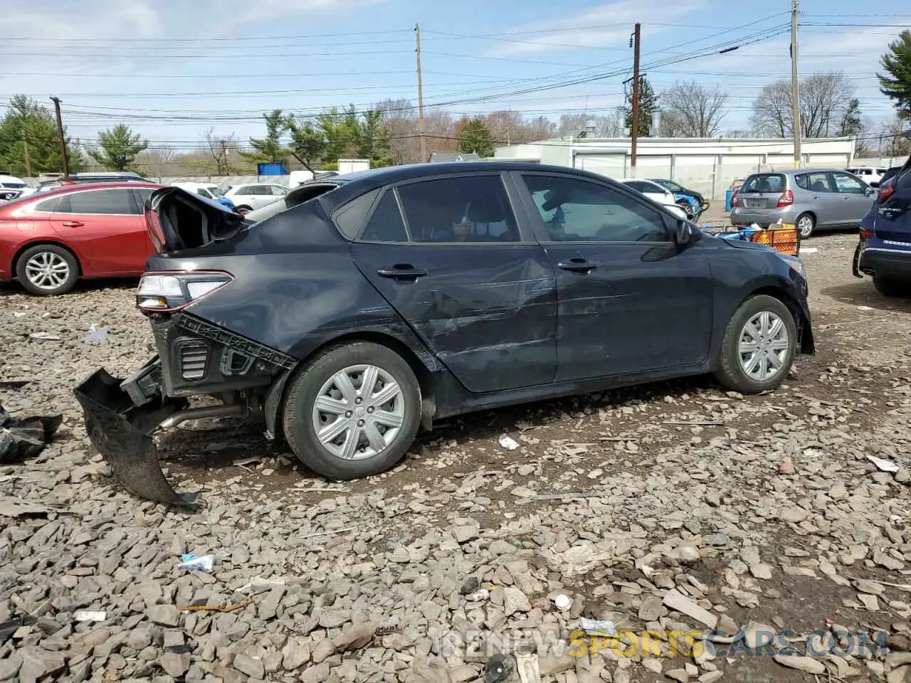 3 Photograph of a damaged car 3KPA24AD7NE476168 KIA RIO 2022