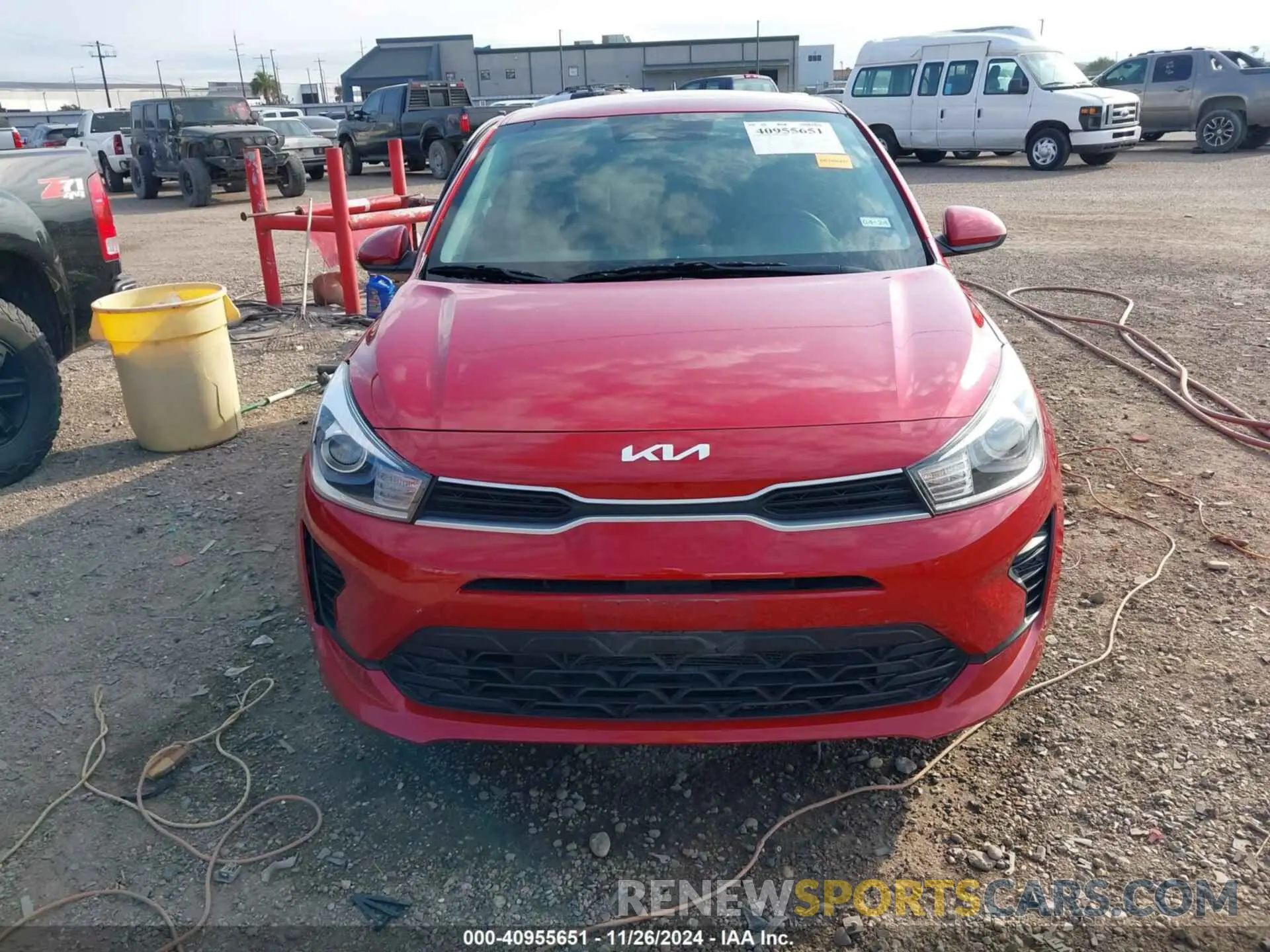 11 Photograph of a damaged car 3KPA24AD7NE483413 KIA RIO 2022