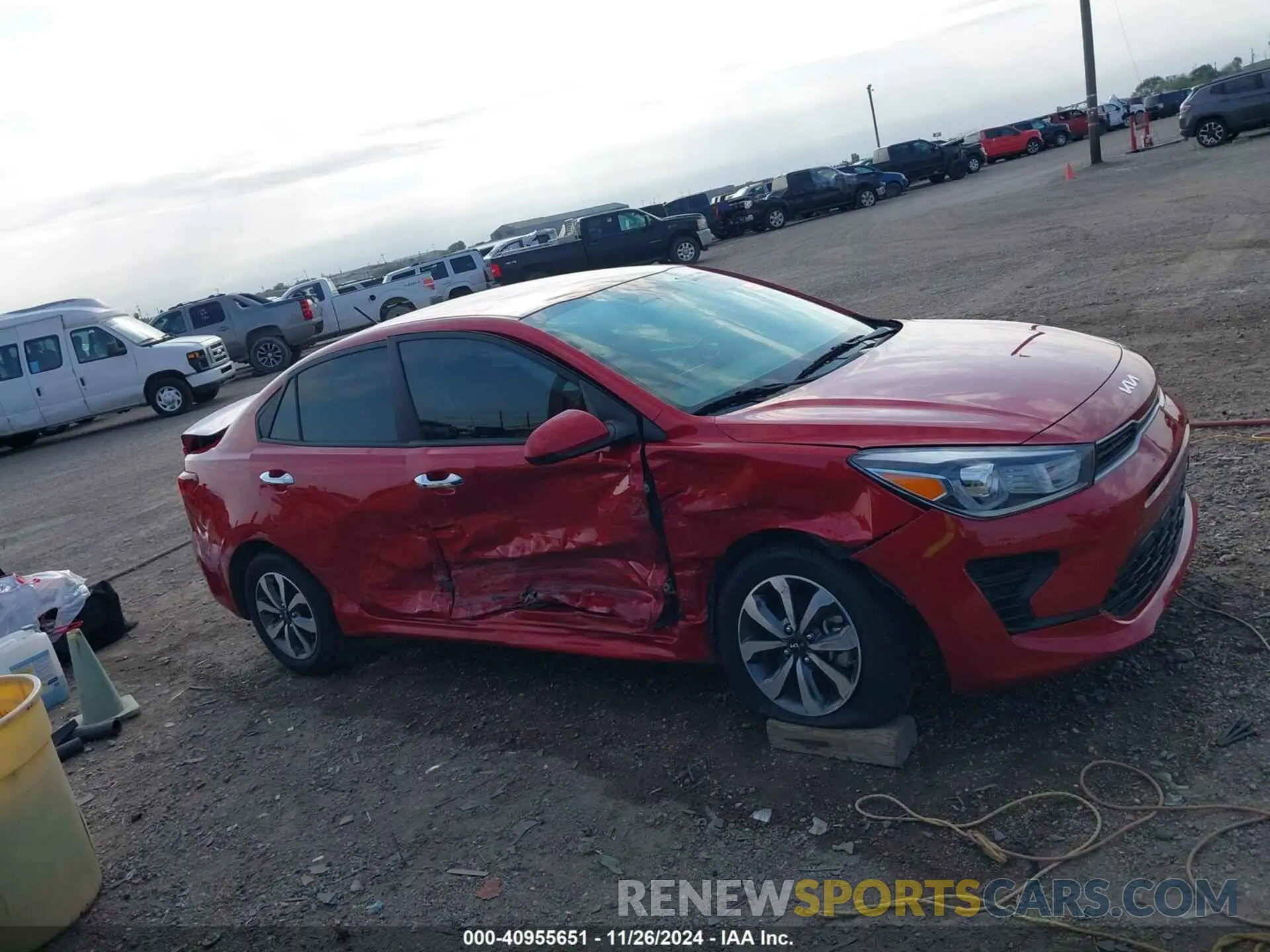 12 Photograph of a damaged car 3KPA24AD7NE483413 KIA RIO 2022