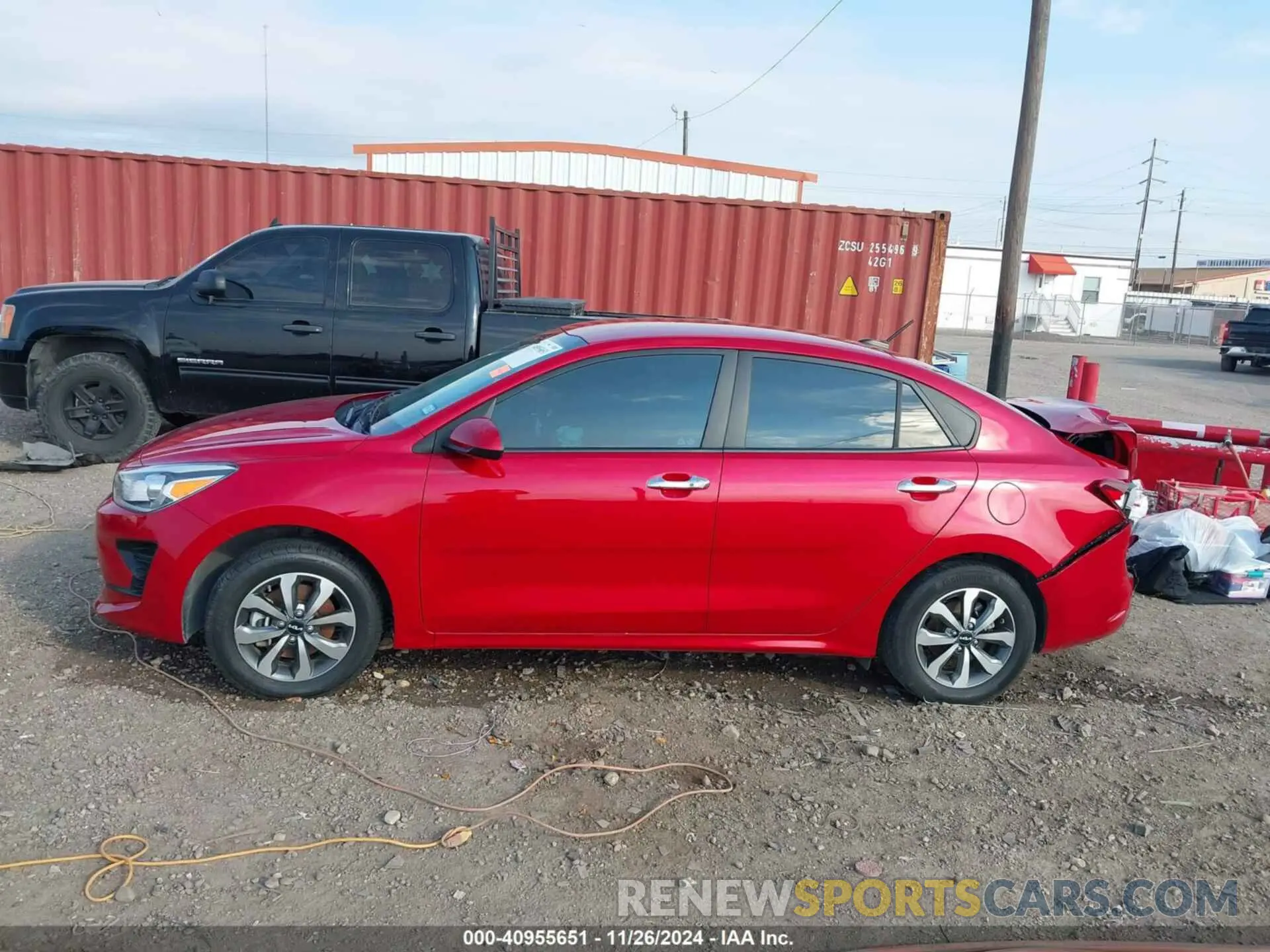 13 Photograph of a damaged car 3KPA24AD7NE483413 KIA RIO 2022