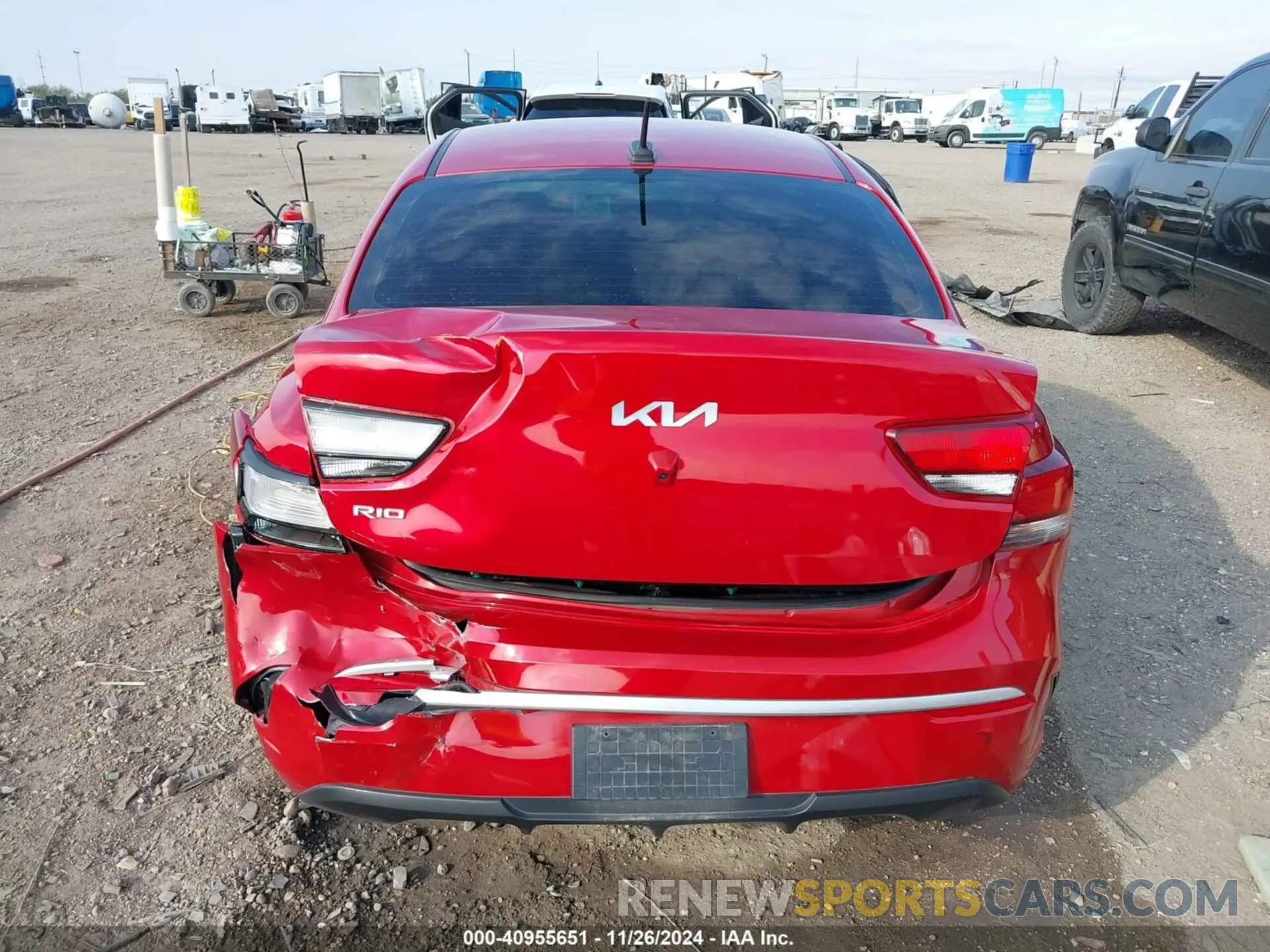 15 Photograph of a damaged car 3KPA24AD7NE483413 KIA RIO 2022