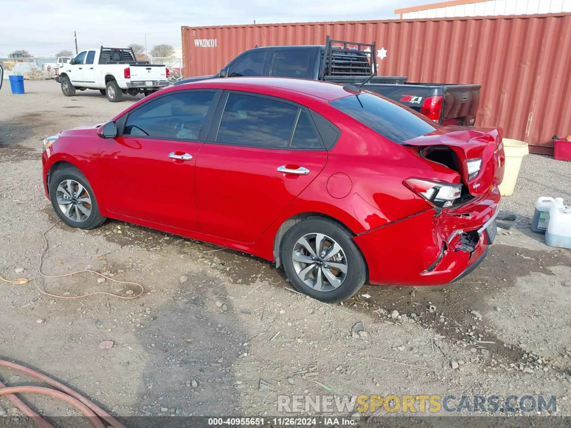 3 Photograph of a damaged car 3KPA24AD7NE483413 KIA RIO 2022
