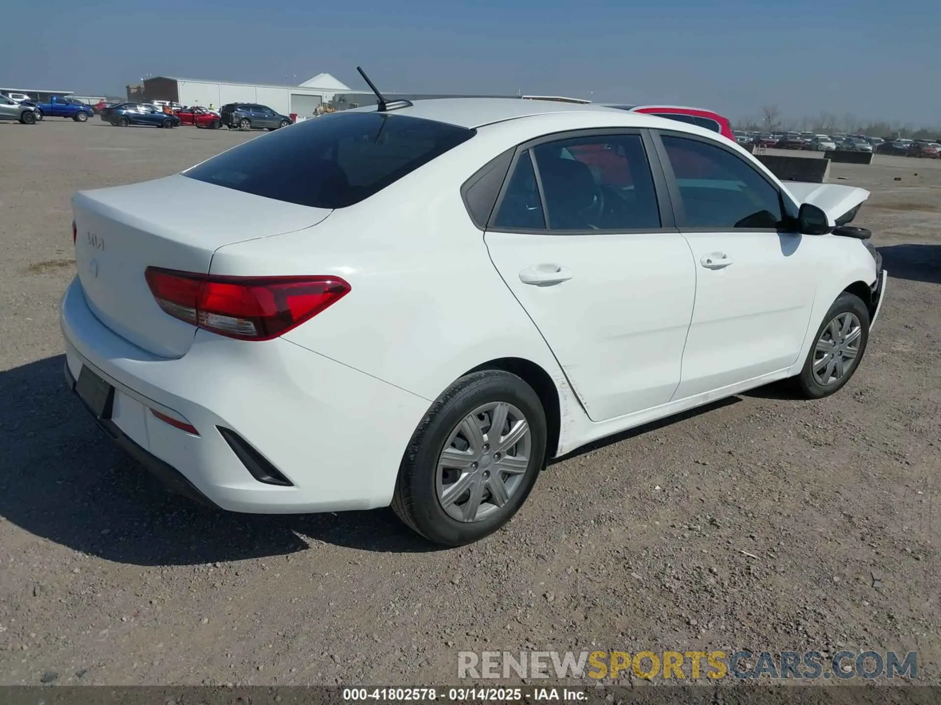 4 Photograph of a damaged car 3KPA24AD7NE486800 KIA RIO 2022
