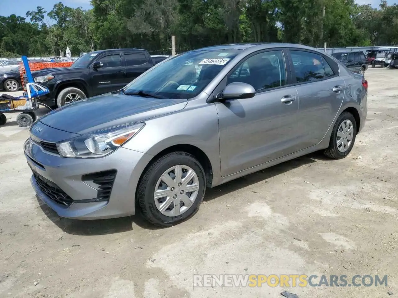 1 Photograph of a damaged car 3KPA24AD7NE488370 KIA RIO 2022