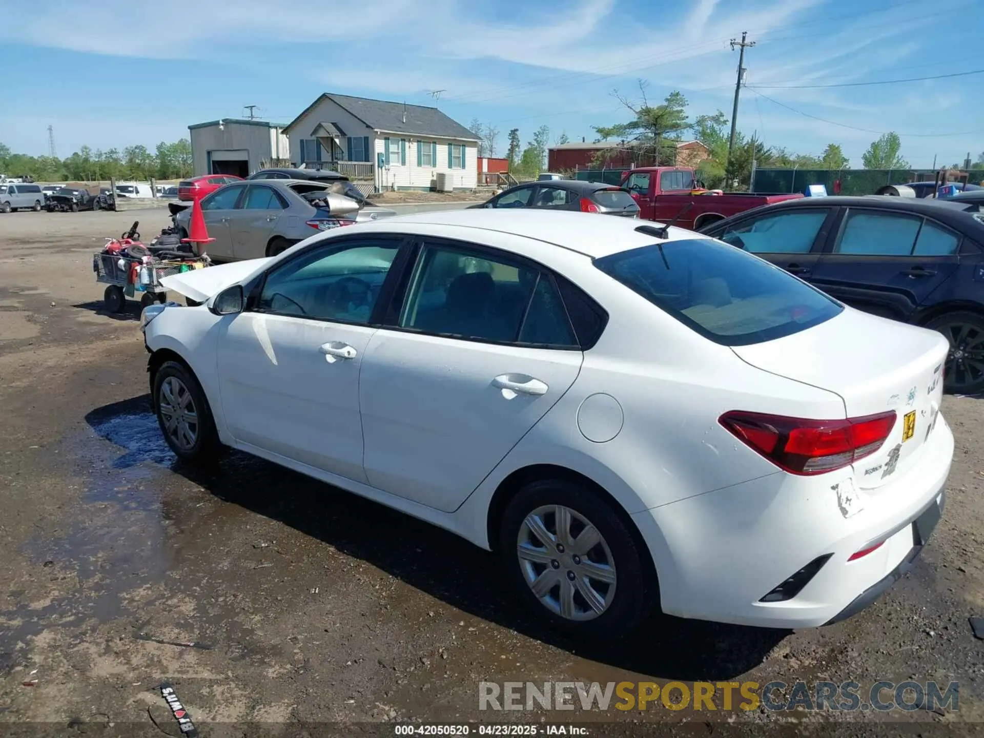 3 Photograph of a damaged car 3KPA24AD7NE492807 KIA RIO 2022