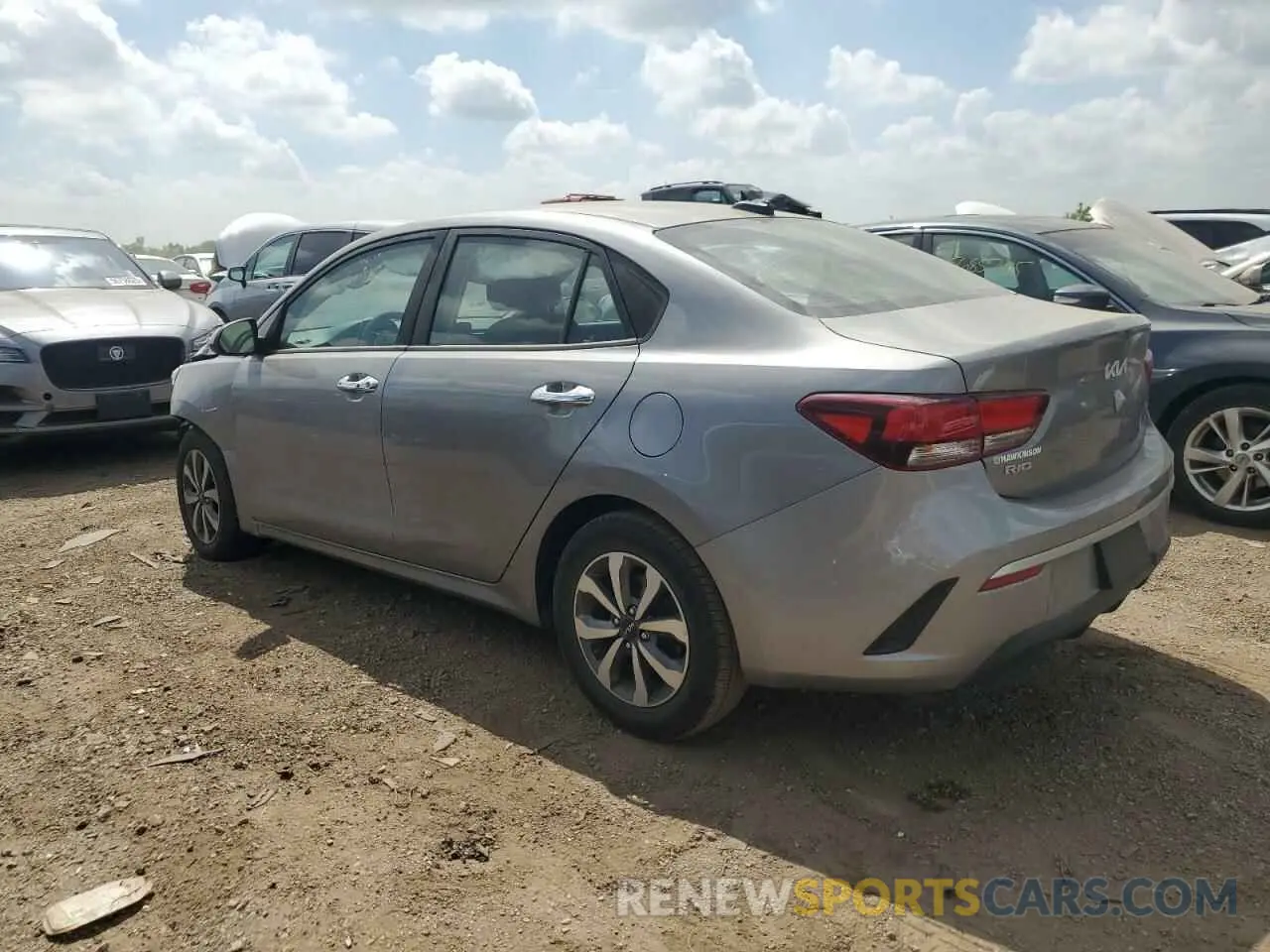 2 Photograph of a damaged car 3KPA24AD8NE431563 KIA RIO 2022