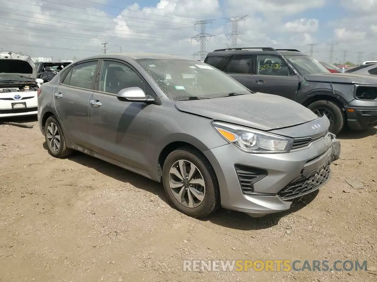 4 Photograph of a damaged car 3KPA24AD8NE431563 KIA RIO 2022