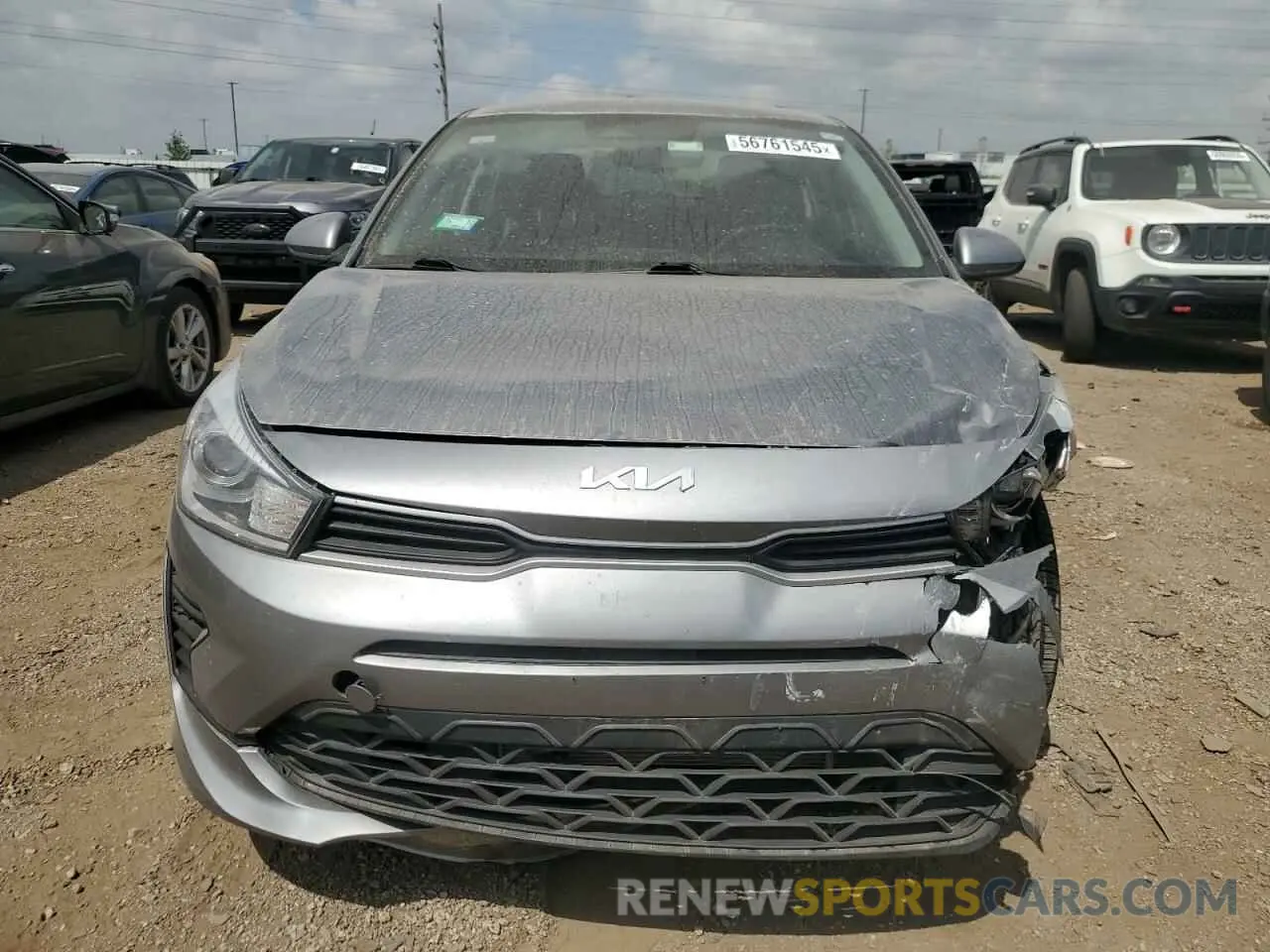 5 Photograph of a damaged car 3KPA24AD8NE431563 KIA RIO 2022
